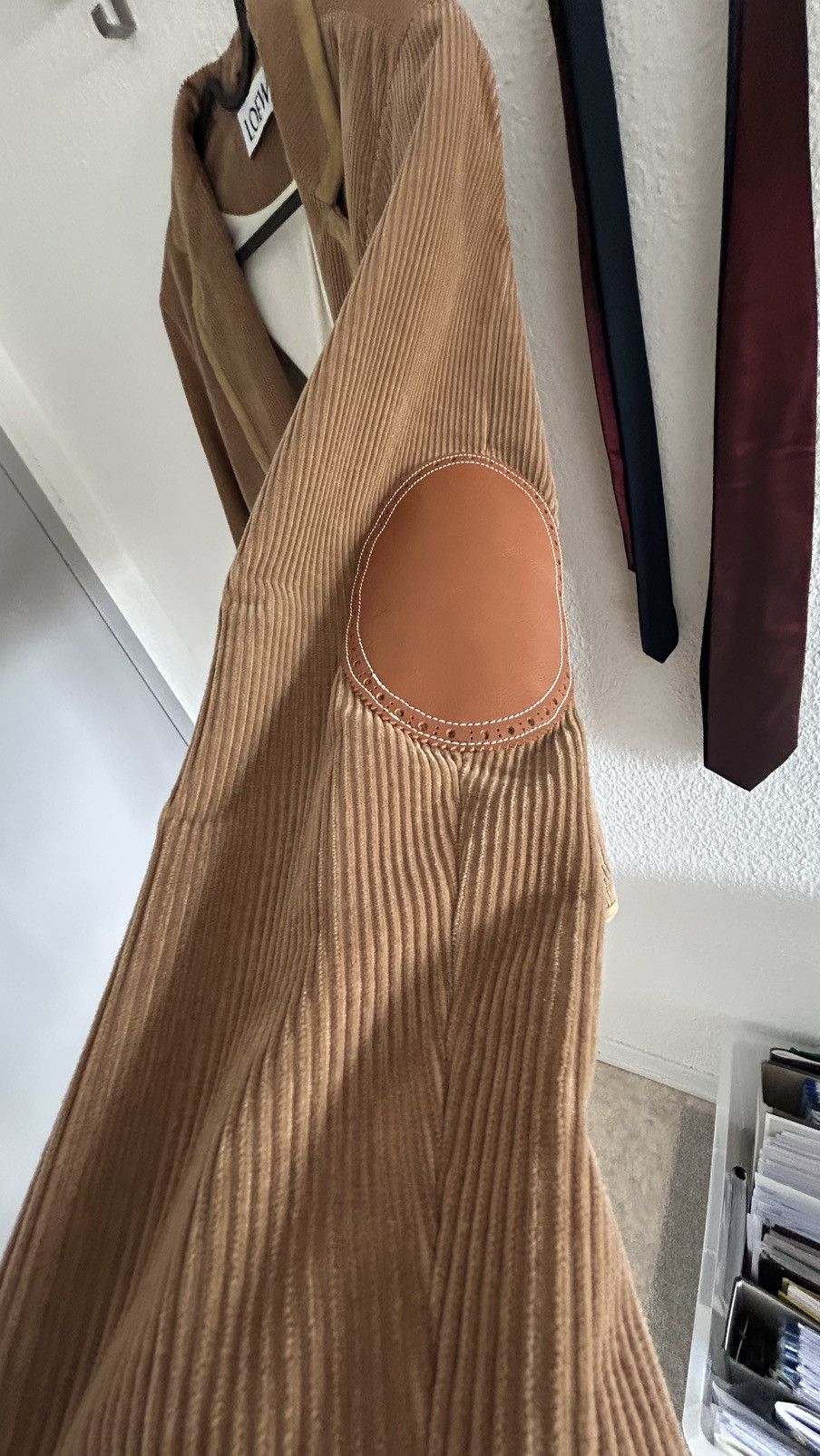 Loewe Loewe Vintage Corduroy Blazer in Camel Collector’s item Size 46S - 5 Thumbnail