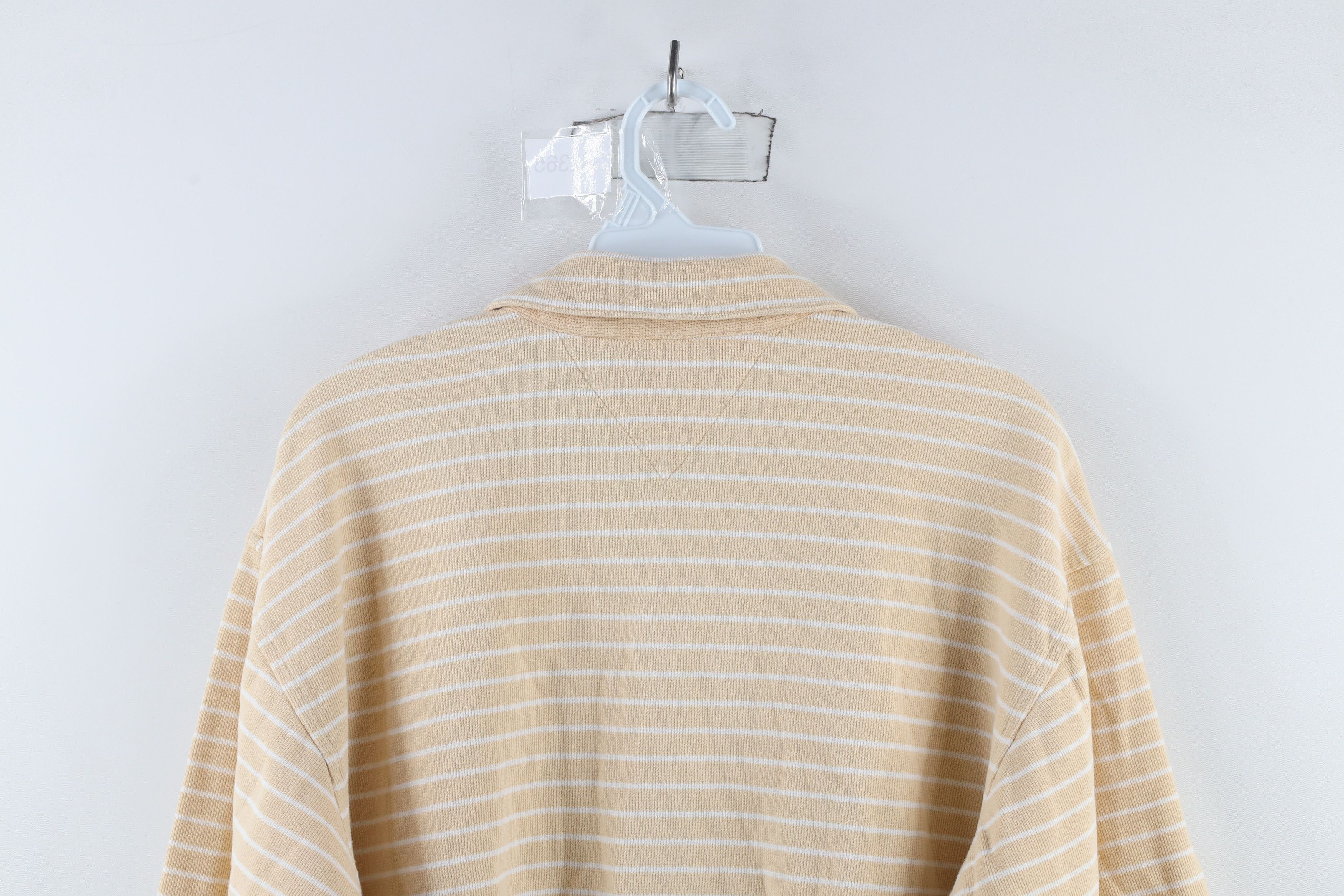 Tommy Hilfiger × Vintage Vintage 90s Tommy Hilfiger Thermal Knit Golf Polo Shirt Size US M / EU 48-50 / 2 - 8 Thumbnail