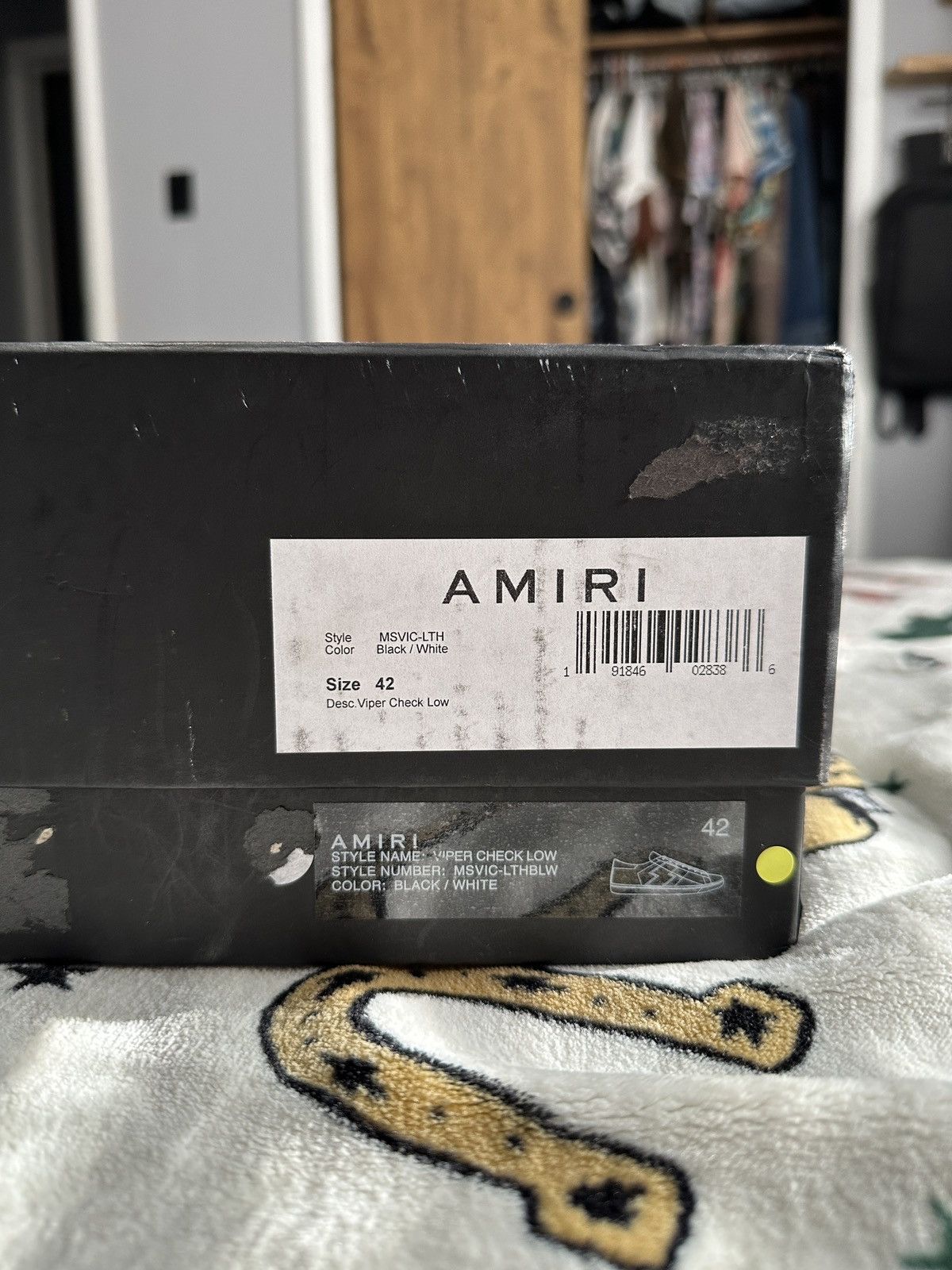 Amiri Checkered Viper Low Sneakers Size US 9 / EU 42 - 13 Thumbnail
