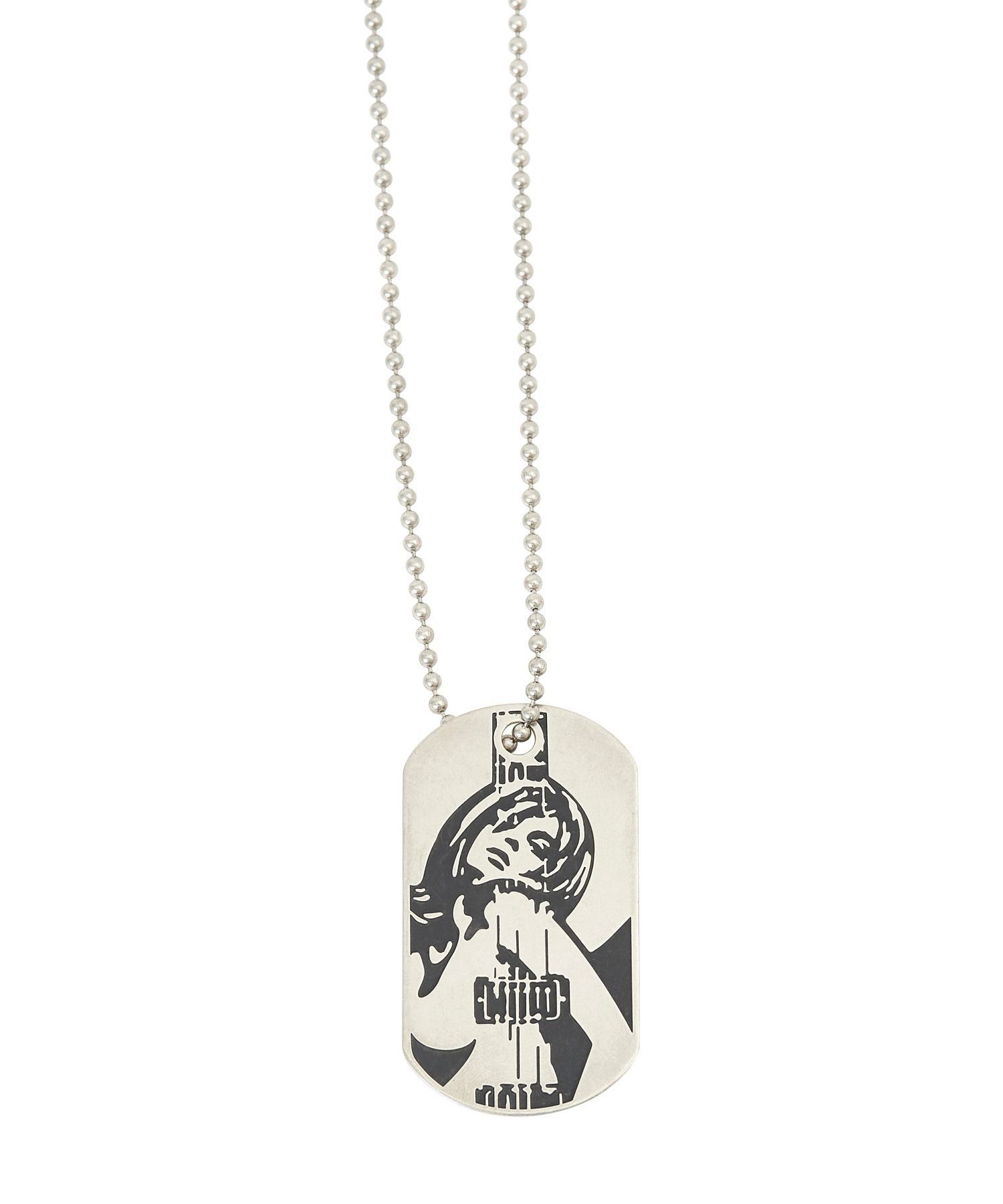 Hysteric Glamour NEW! HYSTERIC GLAMOUR GUITAR GIRL DOG TAG NECKLACE PENDANT Size ONE SIZE - 2 Thumbnail