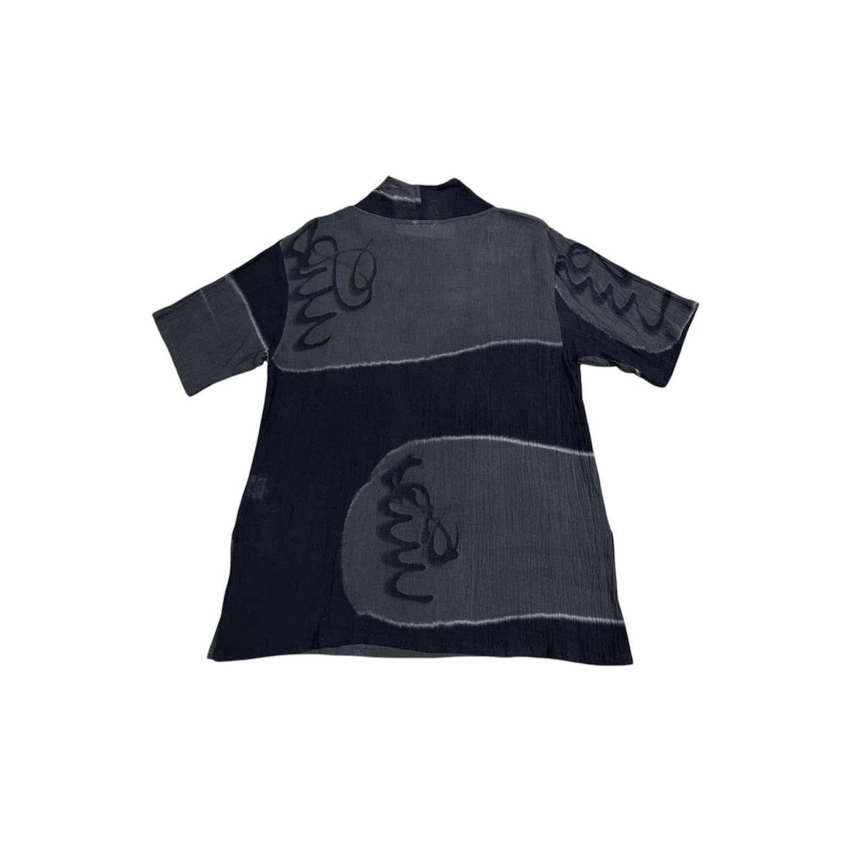 Japanese Brand × Matsuda × Yohji Yamamoto 🔥Rare Vintage Japanese Artist Style Rayon See Through Shirt Size US L / EU 52-54 / 3 - 5 Thumbnail