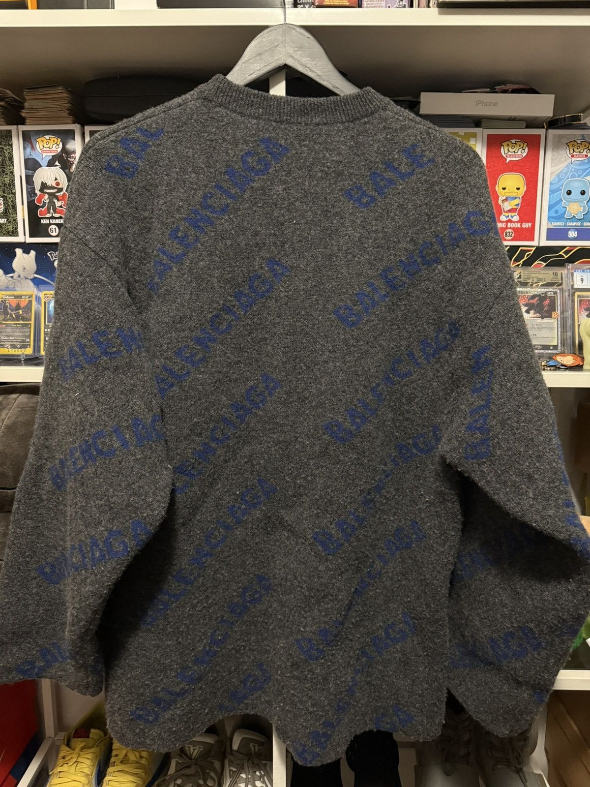 Balenciaga Balenciaga 97% Wool Sweatshirt Size US M / EU 48-50 / 2 - 2 Thumbnail