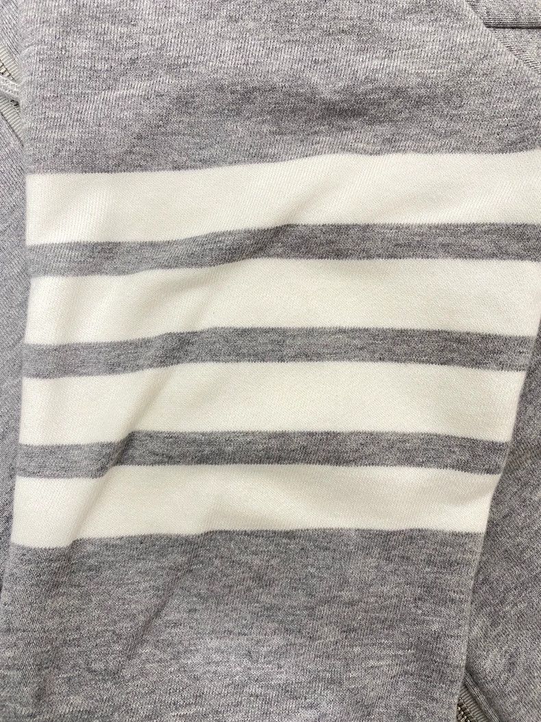 Thom Browne thom browneSleeve-marked striped zipper classic hooded swea Size US L / EU 52-54 / 3 - 6 Thumbnail