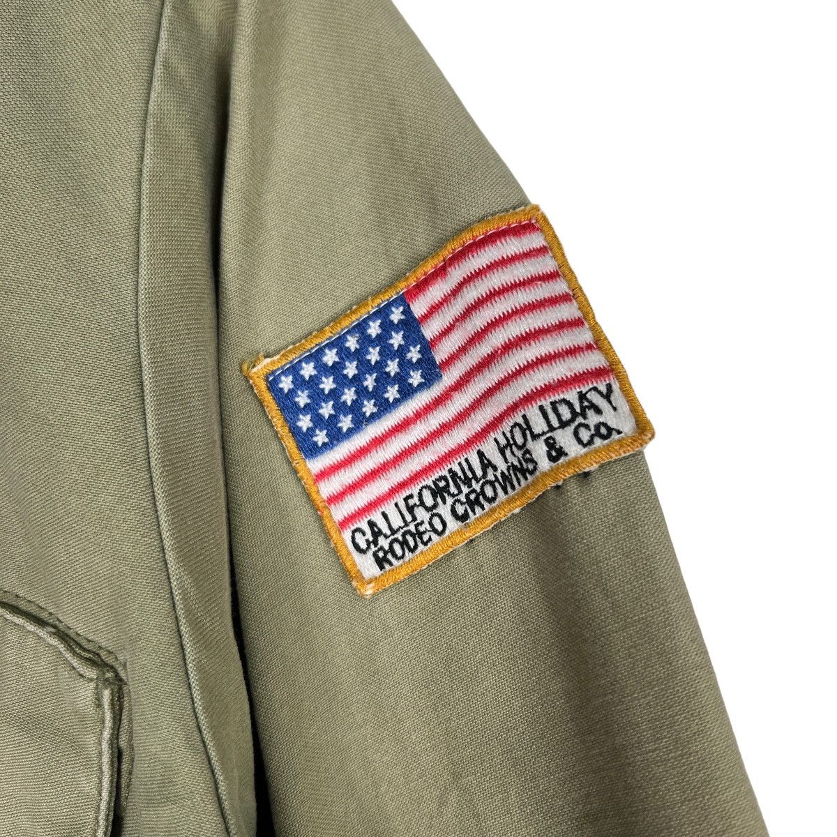 Japanese Brand 🔥 RODEO CROWNS MILITARY JACKET Size US M / EU 48-50 / 2 - 15 Thumbnail