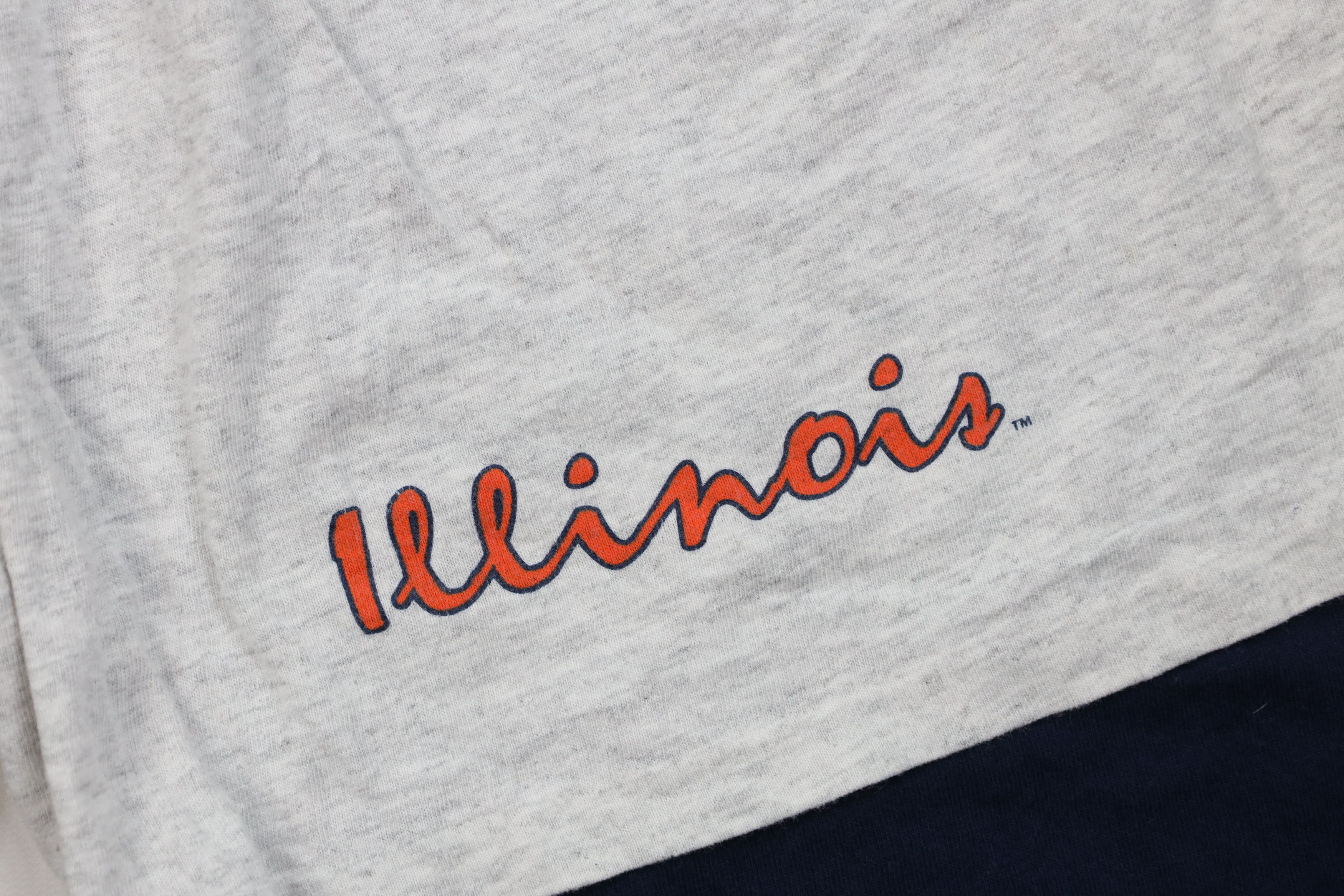 Vintage Vintage 90s University of Illinois Layered Shorts Cotton USA Size US 34 / EU 50 - 5 Thumbnail