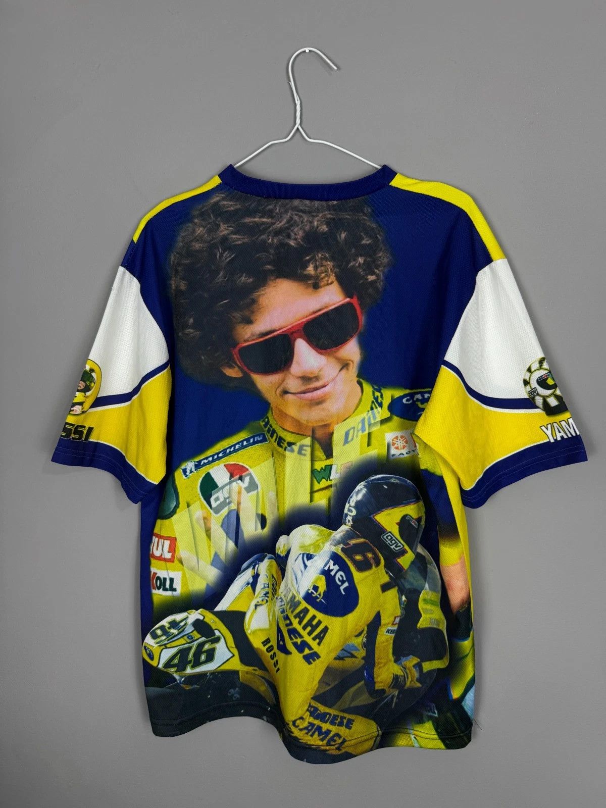Other Valentino Rossi 46 MotoGP Racing Graphic T-Shirt Jersey Size US L / EU 52-54 / 3 - 4 Thumbnail