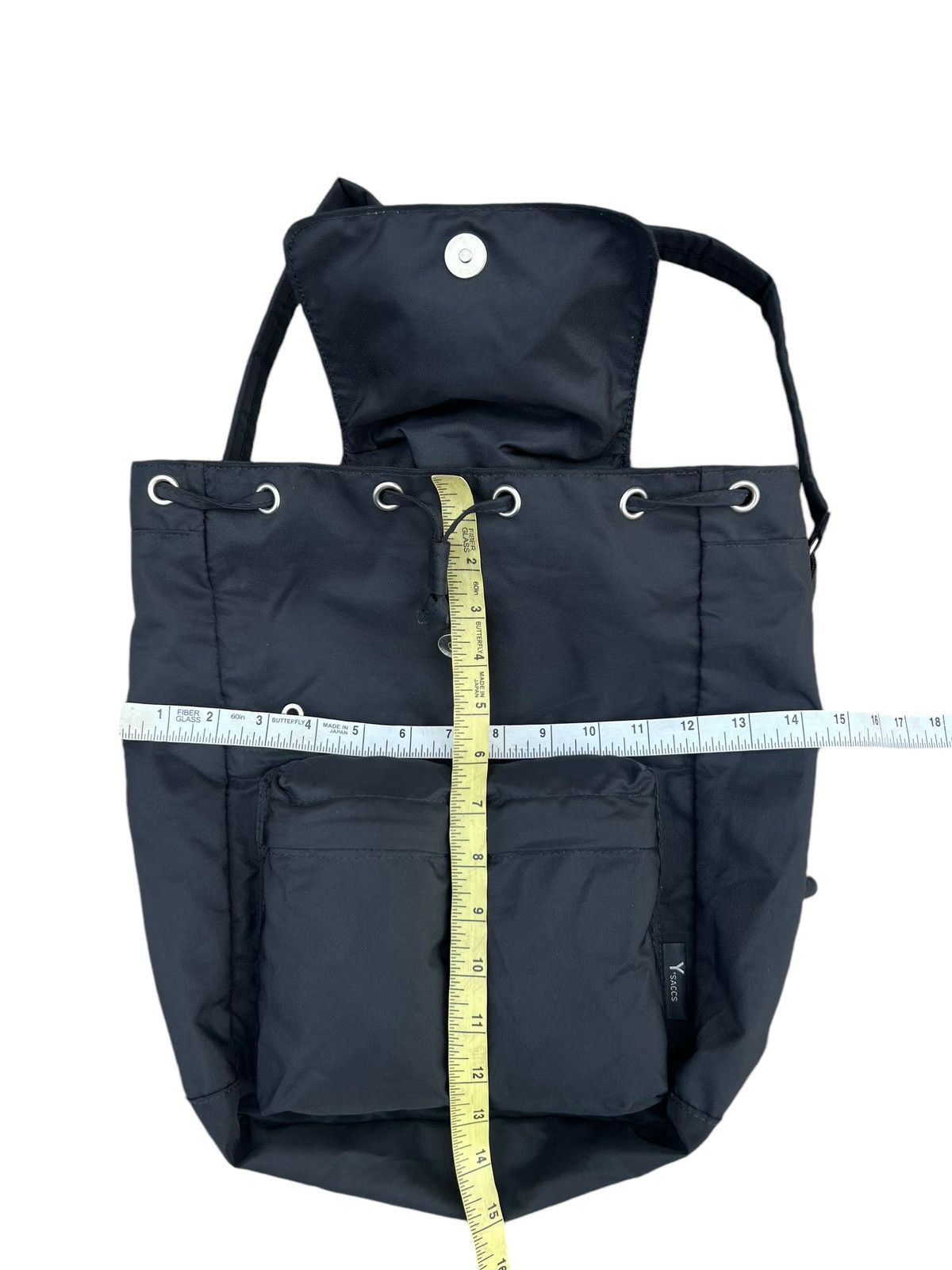 Vintage Vintage 90s Y’saccs Yohji Yamamoto Cargo Backpack Bag Size ONE SIZE - 25 Thumbnail