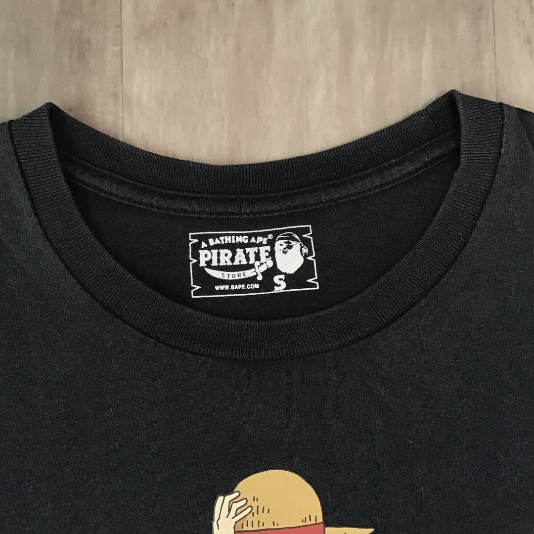 Bape ☠️Pirates Store Limited☠️ BAPE × one piece Luffy T-shirt APE Size US S / EU 44-46 / 1 - 5 Thumbnail