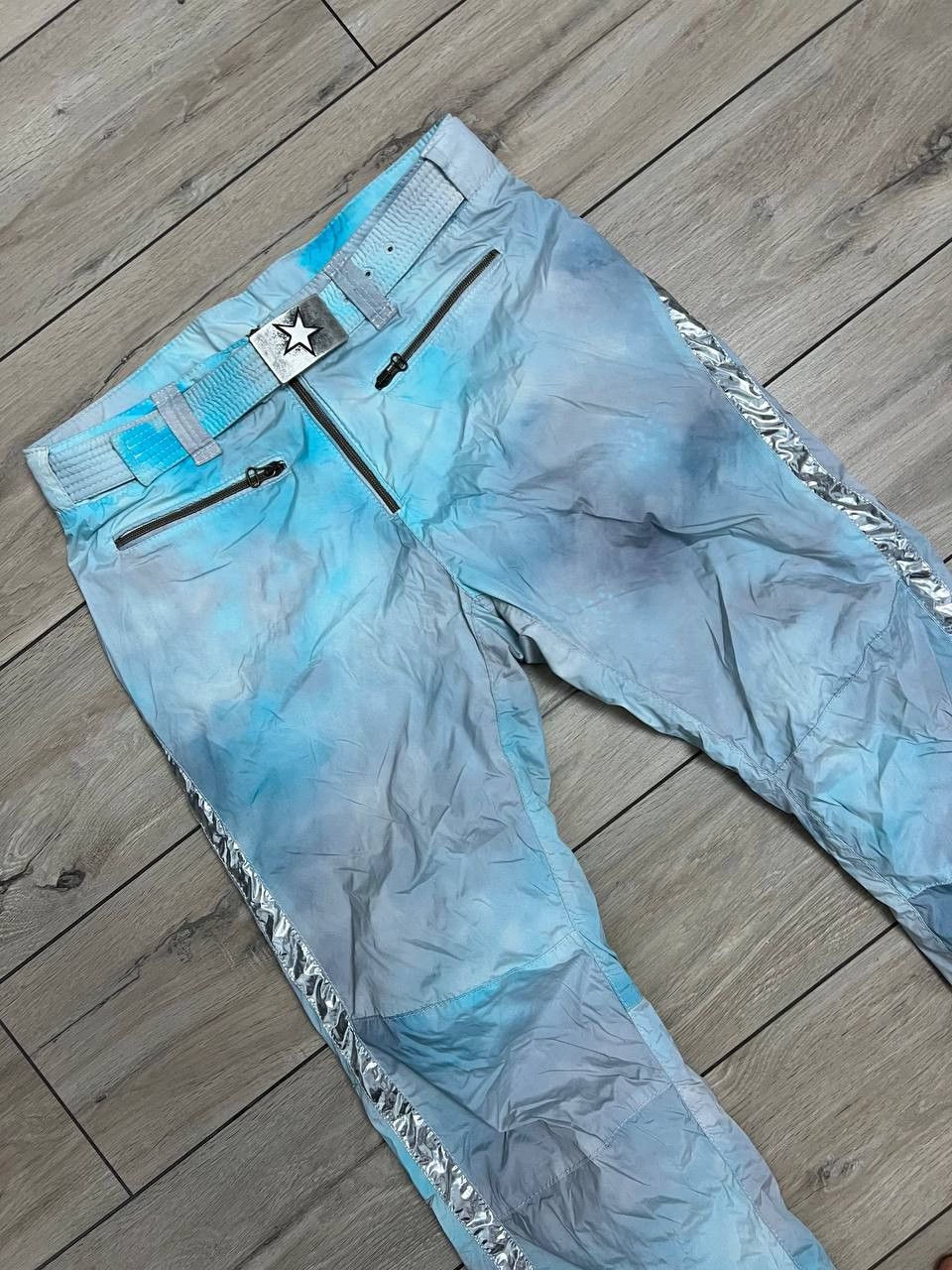 JET SET Jet Set Ski Snow Pants Metal Colour Stars Belted Size 2 / M Size 26" / US 2 / IT 38 - 7 Thumbnail