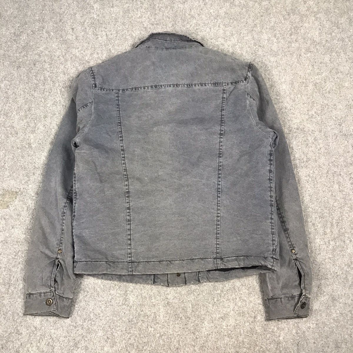 Dolce & Gabbana × Vintage OG DOLCE & GABBANA D&G GRAY BLUE SUN FADED BUTTON JACKET Size US M / EU 48-50 / 2 - 8 Thumbnail