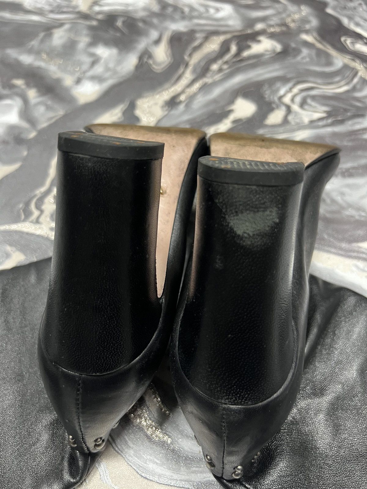 Prada Prada y2k Vintage Knee Heel Boots Size US 8 / IT 38 - 5 Thumbnail