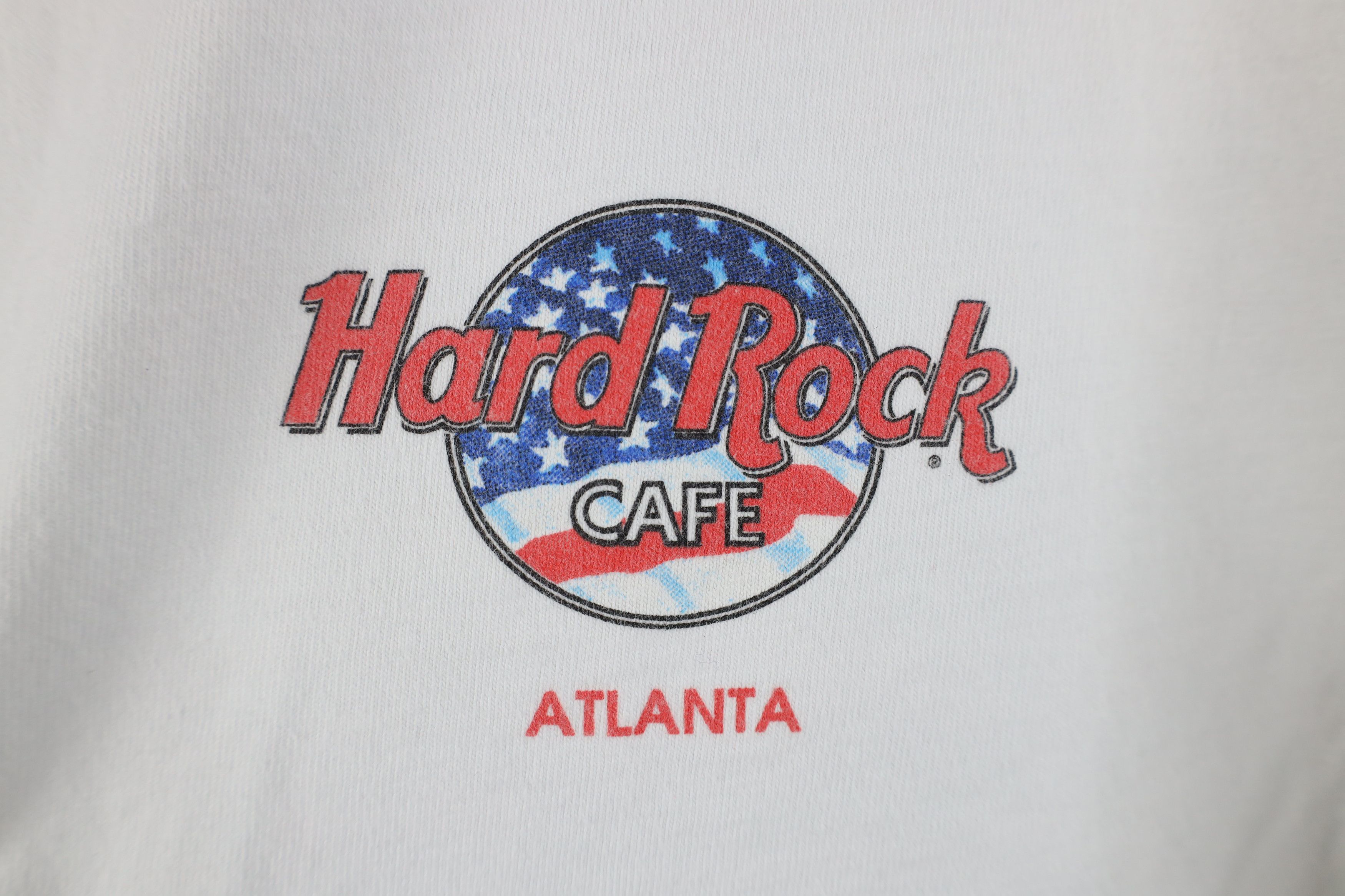 Hard Rock Cafe Vintage 90s Hard Rock Cafe Atlanta Short Sleeve T-Shirt USA Size US L / EU 52-54 / 3 - 4 Thumbnail