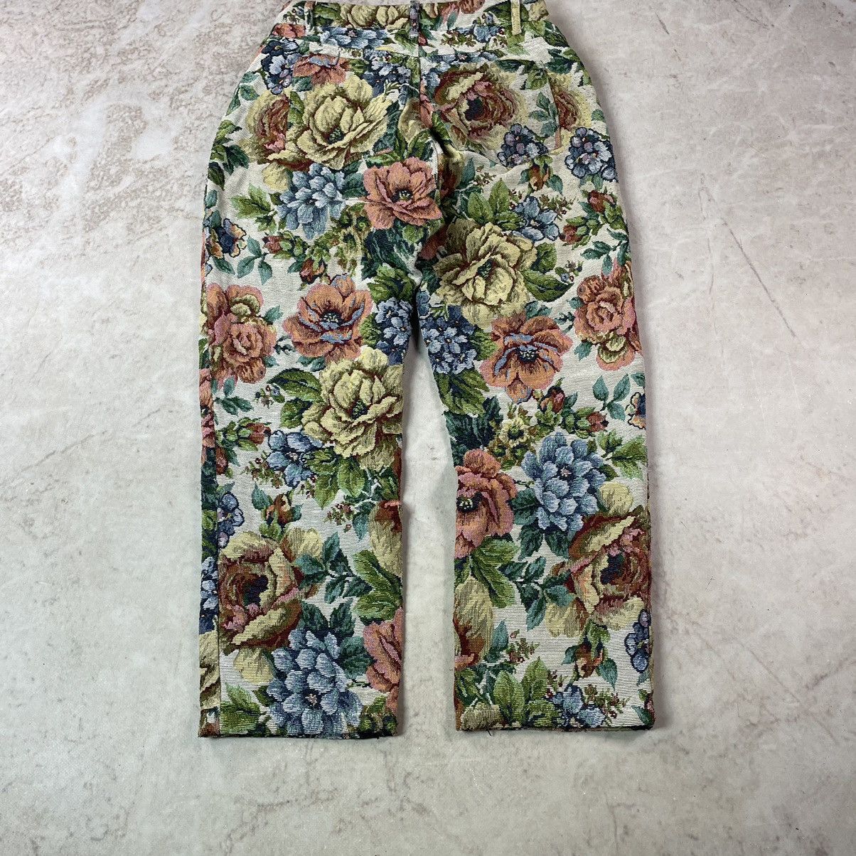 Jaded London Jaded London Woven Floral Boyfriend Baggy Pants Size US 31 - 11 Thumbnail
