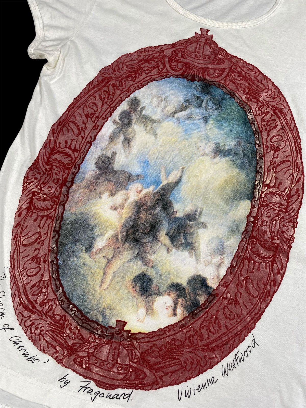 Vivienne Westwood Vintage Vivienne Westwood Swarm of Cherubs T-Shirt Size US S / EU 44-46 / 1 - 8 Thumbnail