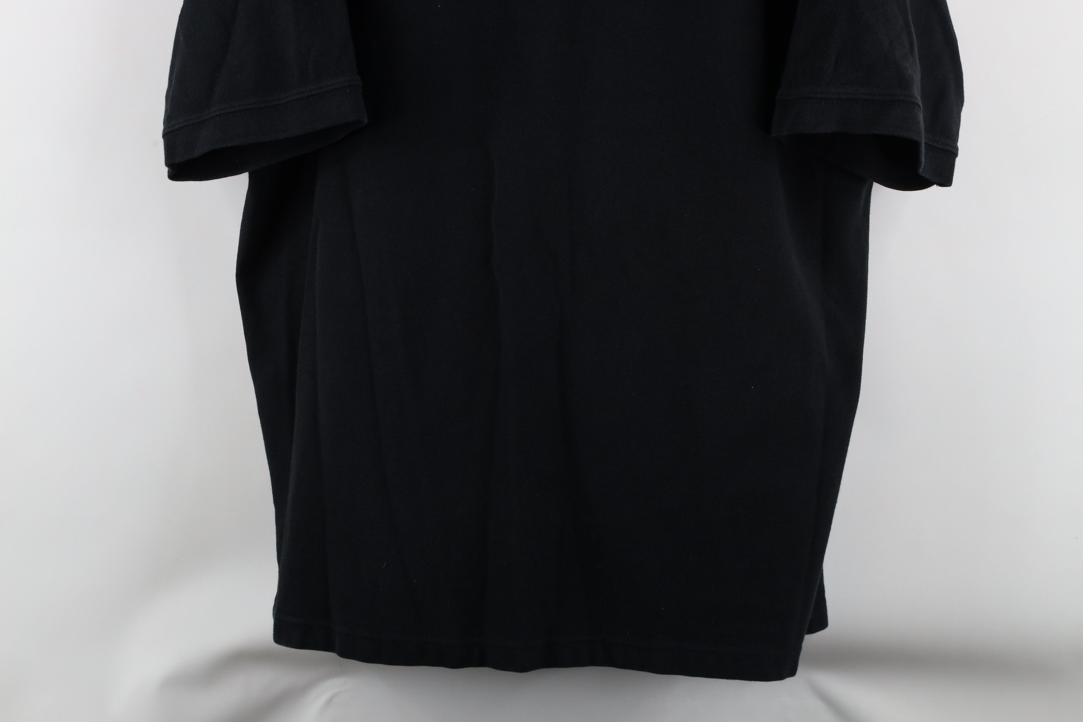Vintage Vintage 90s Streetwear Heavyweight Polo Shirt Black Cotton Size US XXL / EU 58 / 5 - 3 Thumbnail