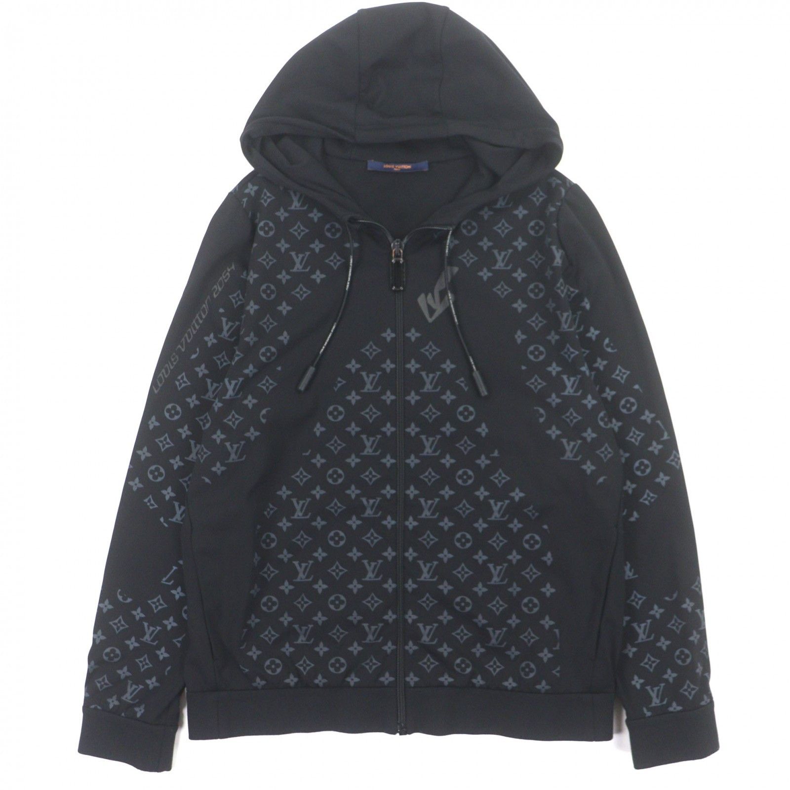 Louis Vuitton Louis Vuitton Louis Vuitton Hybrid Zip-Through Monogram Nylon Hoodie Textile Sweatshirts & Hoodies 1A9GNB DUTY FREE for USA Size ONE SIZE - 1 Thumbnail