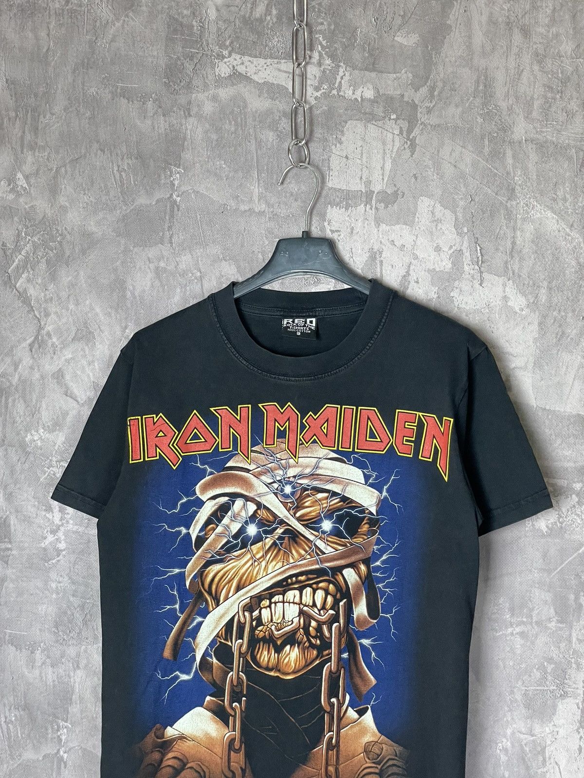 Band Tees × Iron Maiden × Vintage Iron Maiden Killers Vintage Rock Band T-Shirt Tee 90s Size US S / EU 44-46 / 1 - 3 Thumbnail