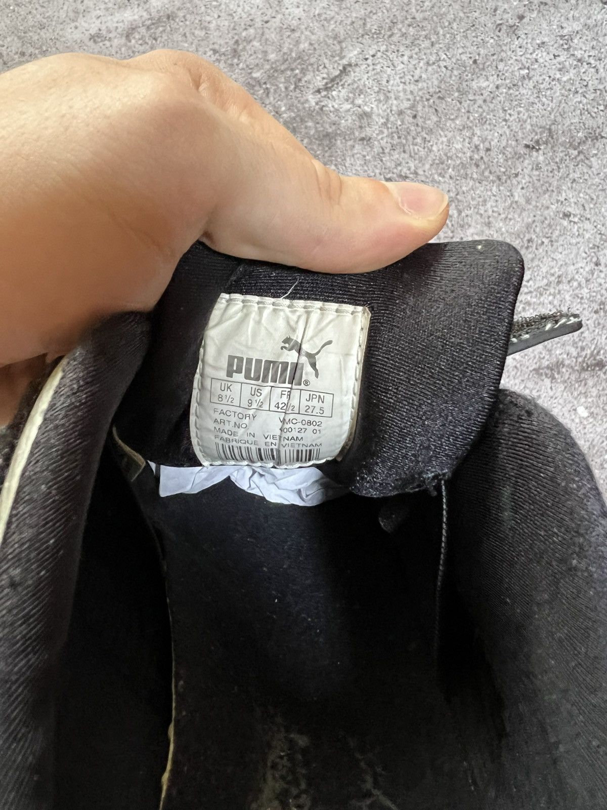Puma Vintage 2000s Puma Mostro y2k Sneakers Hype Silver Speedcat Size US 9.5 / EU 42-43 - 12 Thumbnail