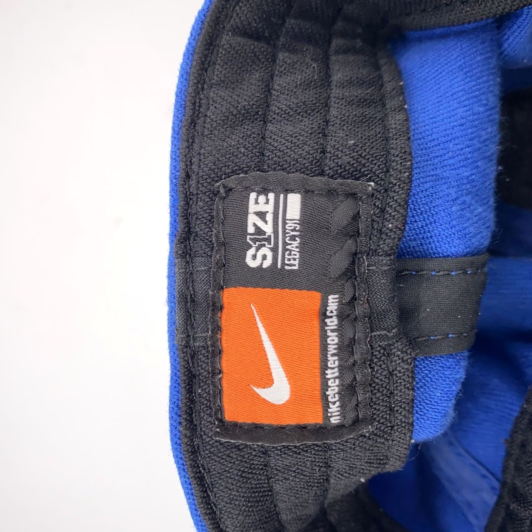 Nike Nike Blue Swoosh Legacy91 Hat Cap Fitted One Size Mens Embroidered Athletic Logo Size ONE SIZE - 5 Thumbnail