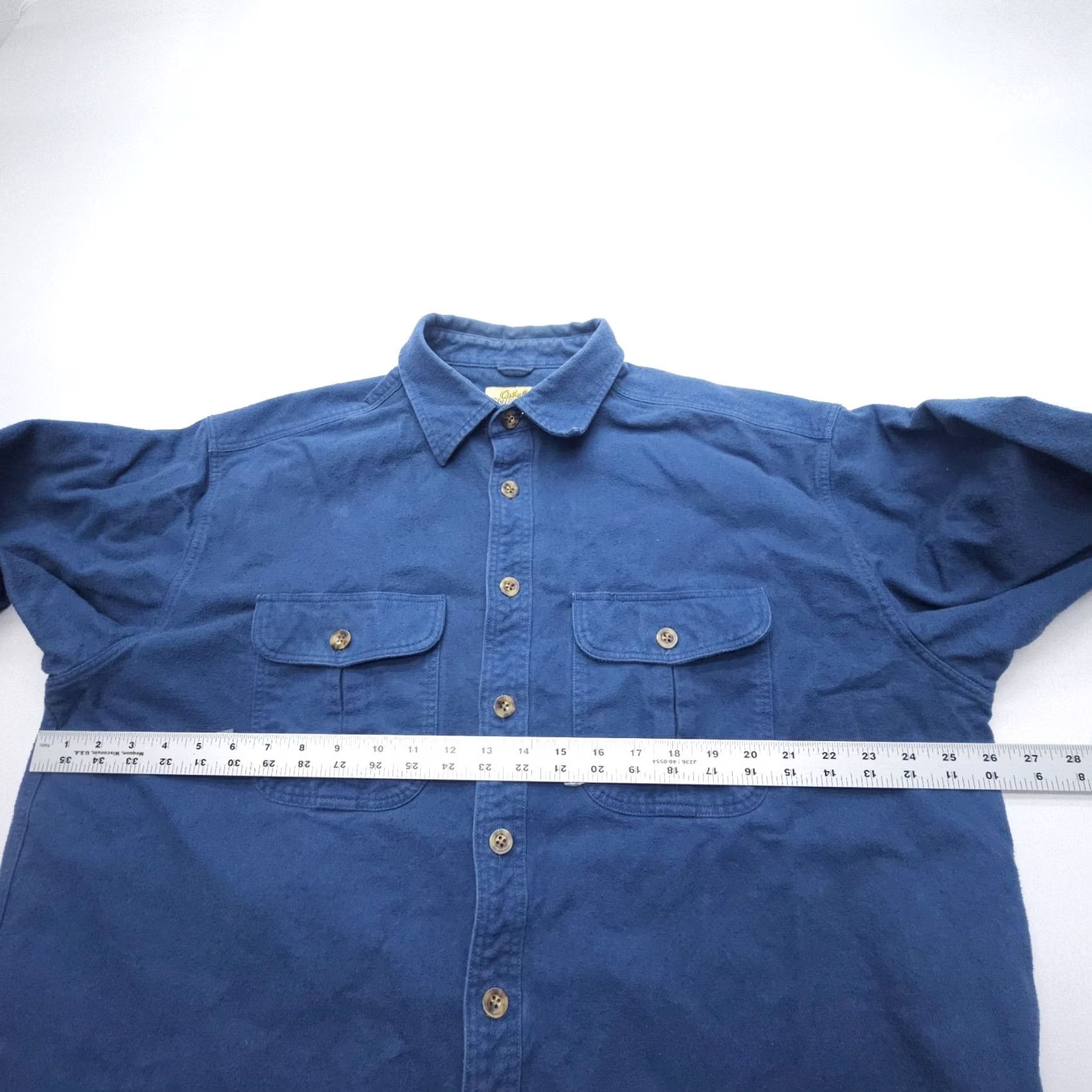 Vintage Cabela's Deerskin Soft Chamois Heavyweight Flannel Shirt Mens XL Tall Blue Button-Up Shirt XS? (Note: The placeholder is invalid) Size US XL / EU 56 / 4 - 8 Thumbnail