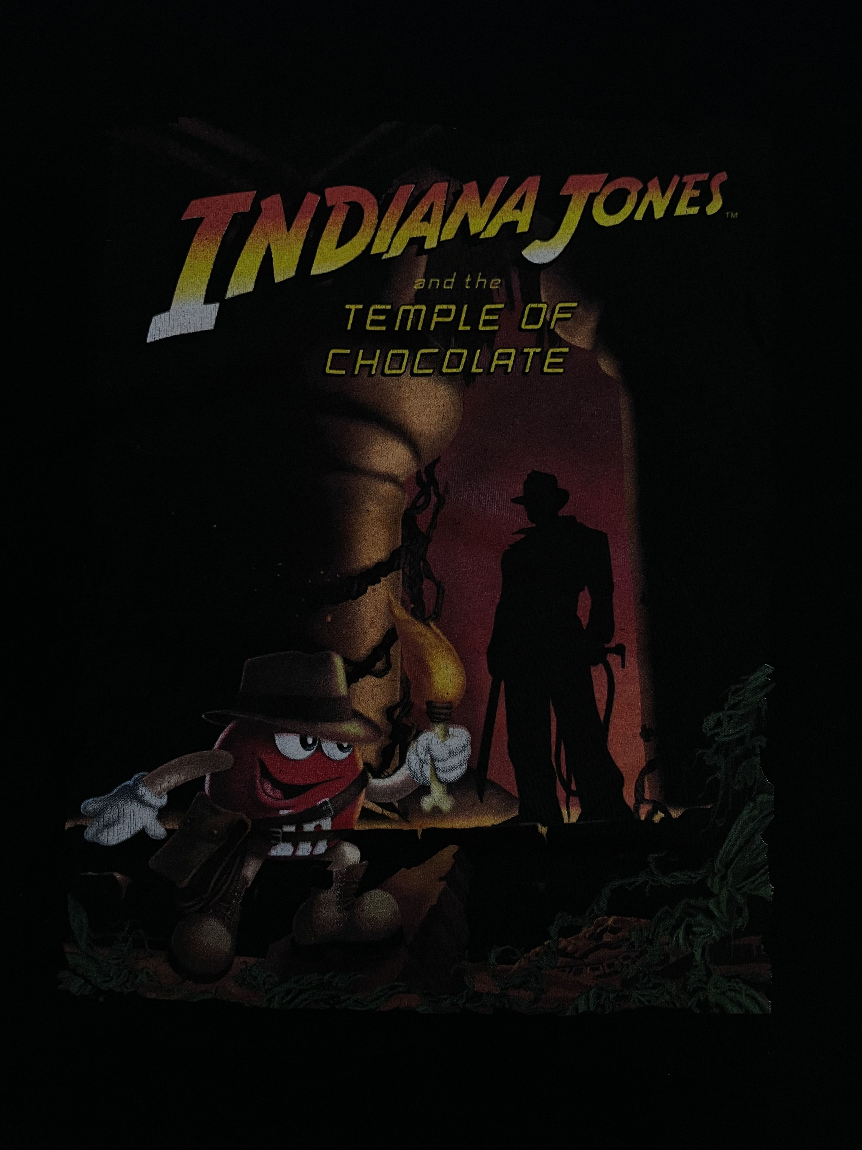 Disney Vintage Indiana Jones and the temple of chocolate tee Size US XL / EU 56 / 4 - 2 Thumbnail