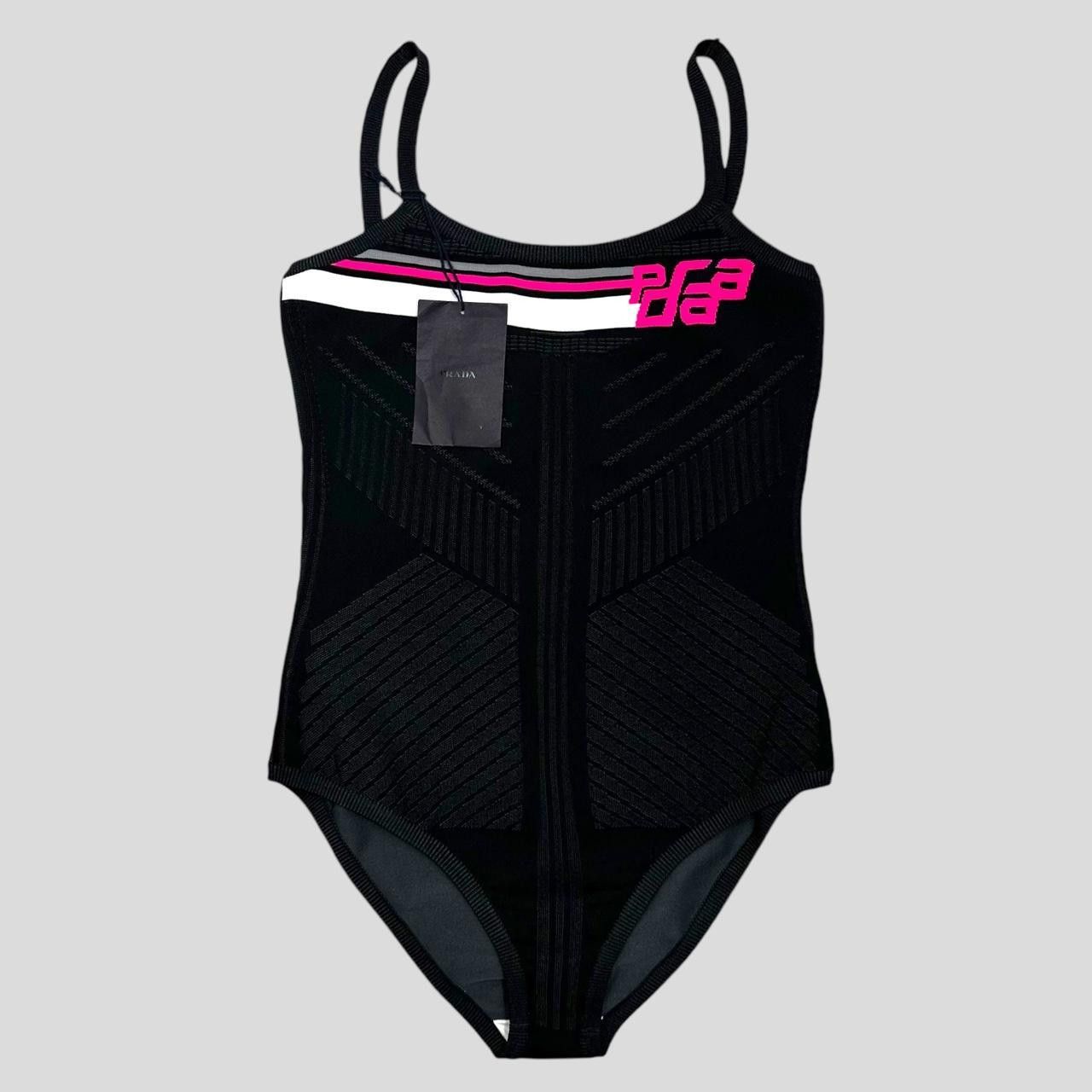 Prada Prada AW18 Tech Knit Bodysuit / Swimsuit (New) - IT40 Size ONE SIZE - 1 Thumbnail