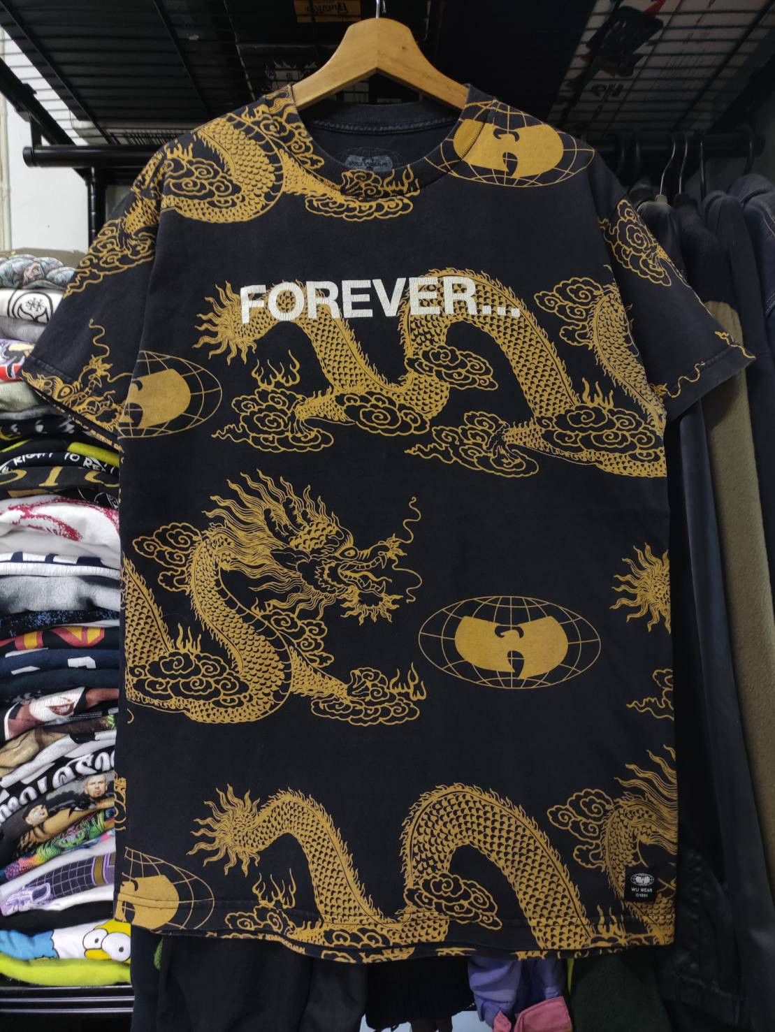 Wu-Tang Clan Wu Tang Wu Wear " Forever " All Over Print T-Shirt Size US M / EU 48-50 / 2 - 1 Thumbnail