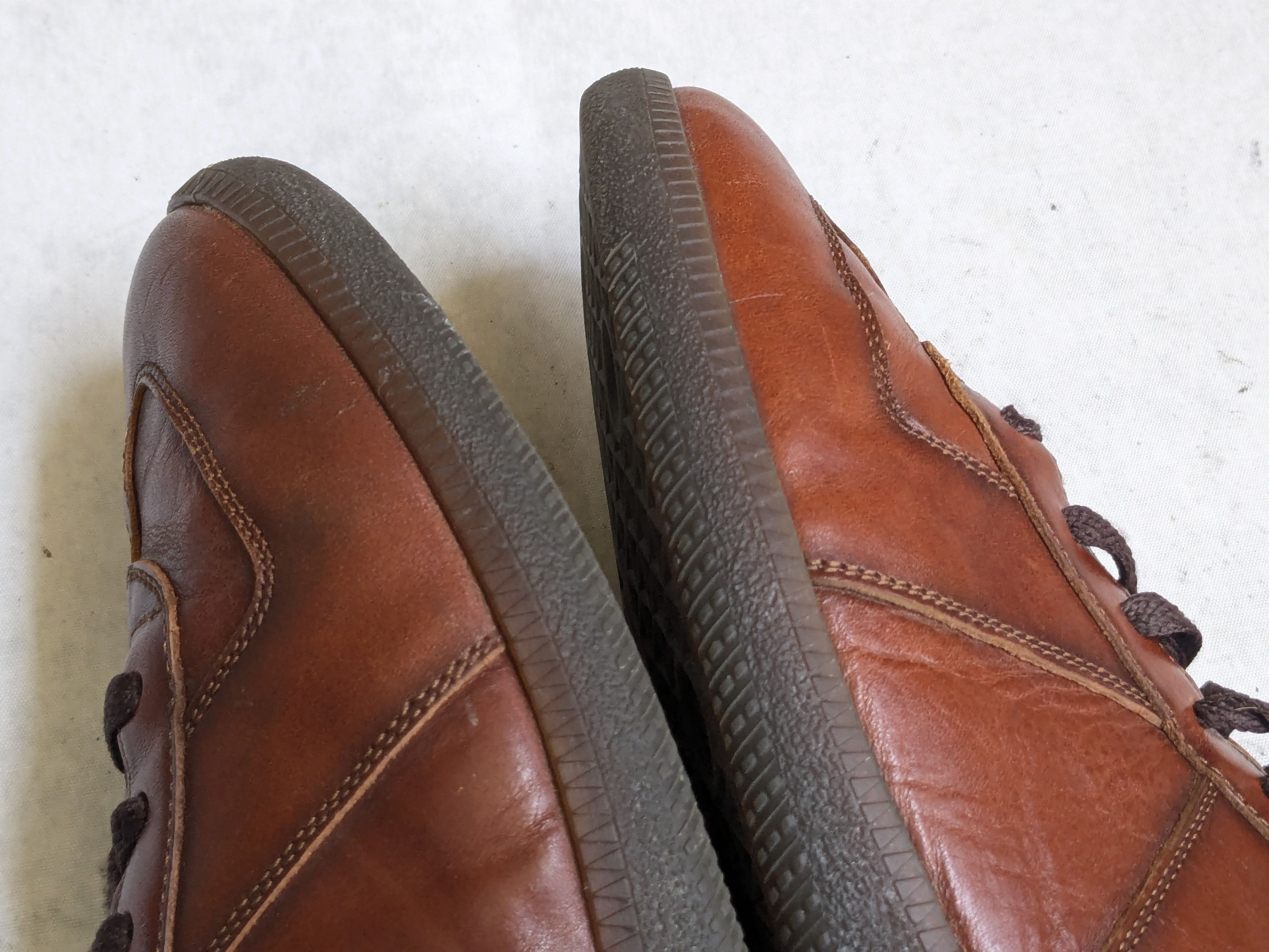 Maison Margiela Maison Margiela Replica GAT Brown 12 45 High Tops Leather Size US 12 / EU 45 - 10 Thumbnail
