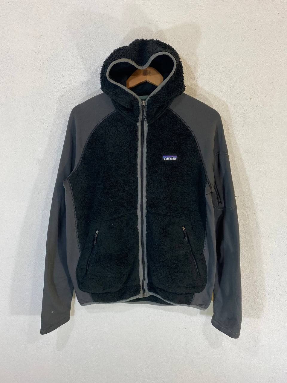 vintage patagonia polartec fleece jacket nice design