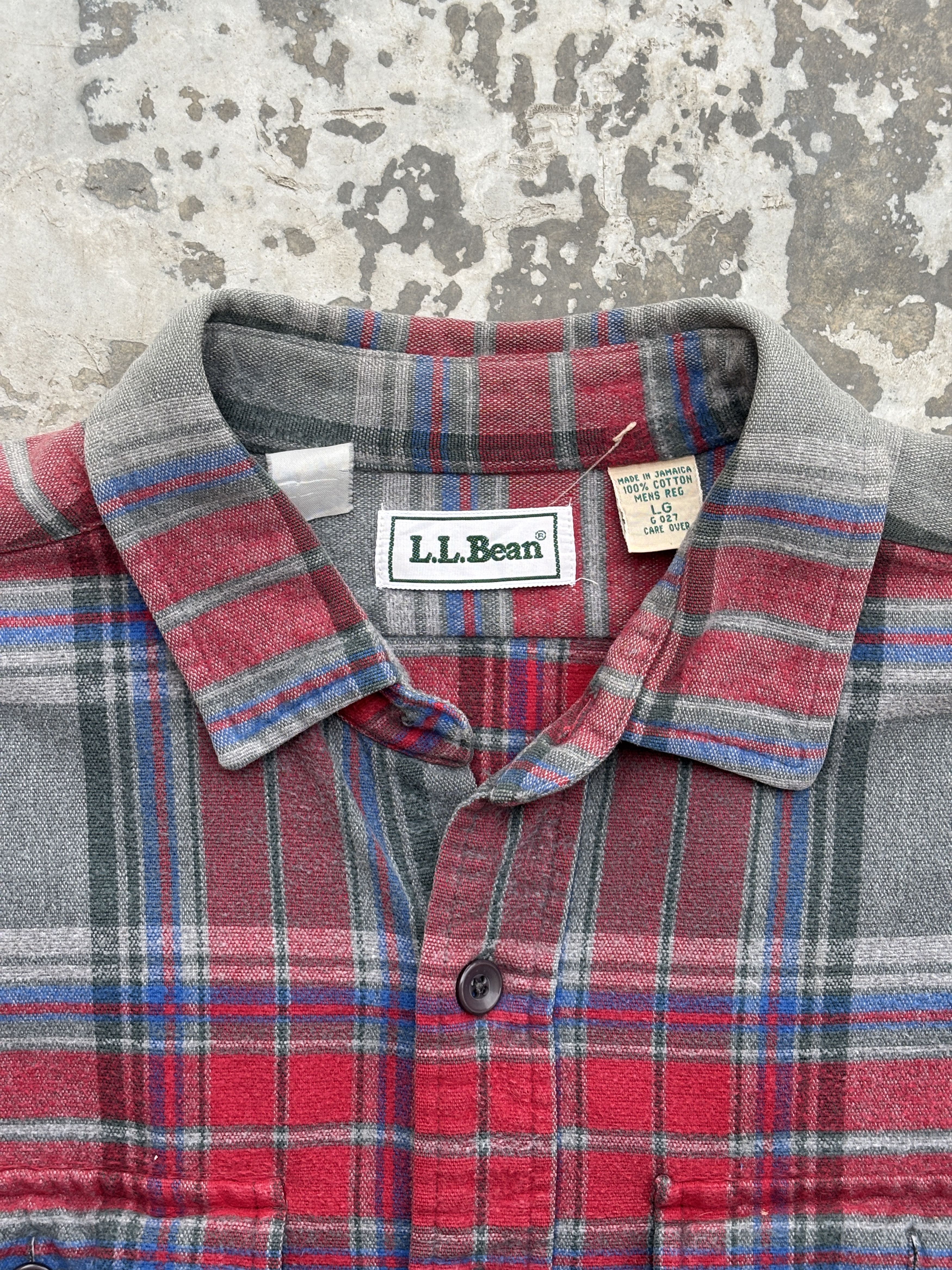 L.L. Bean L.L. Bean Checkered Red Rare Vintage Button Up Shirt Size US L / EU 52-54 / 3 - 2 Thumbnail
