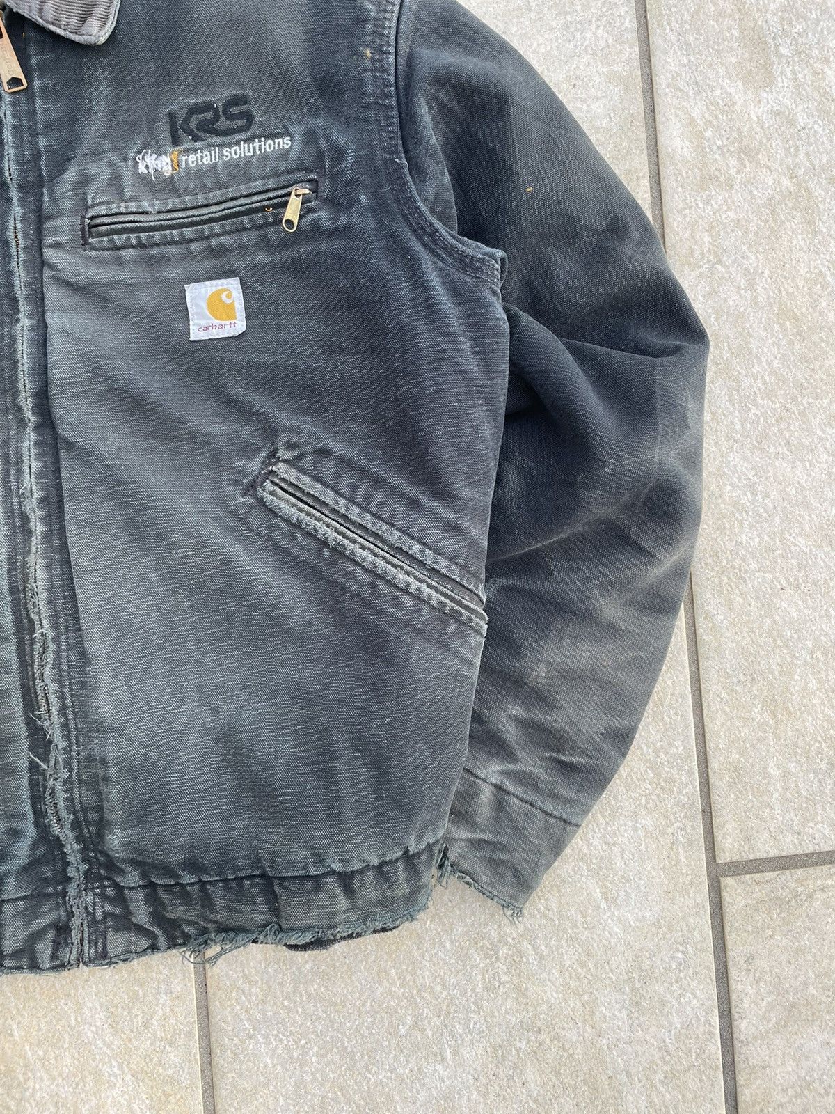 Carhartt × Vintage carhartt j01 vintage jacket detroit faded Carhartt × Vintage carhartt j01 vintage jacket detroit faded