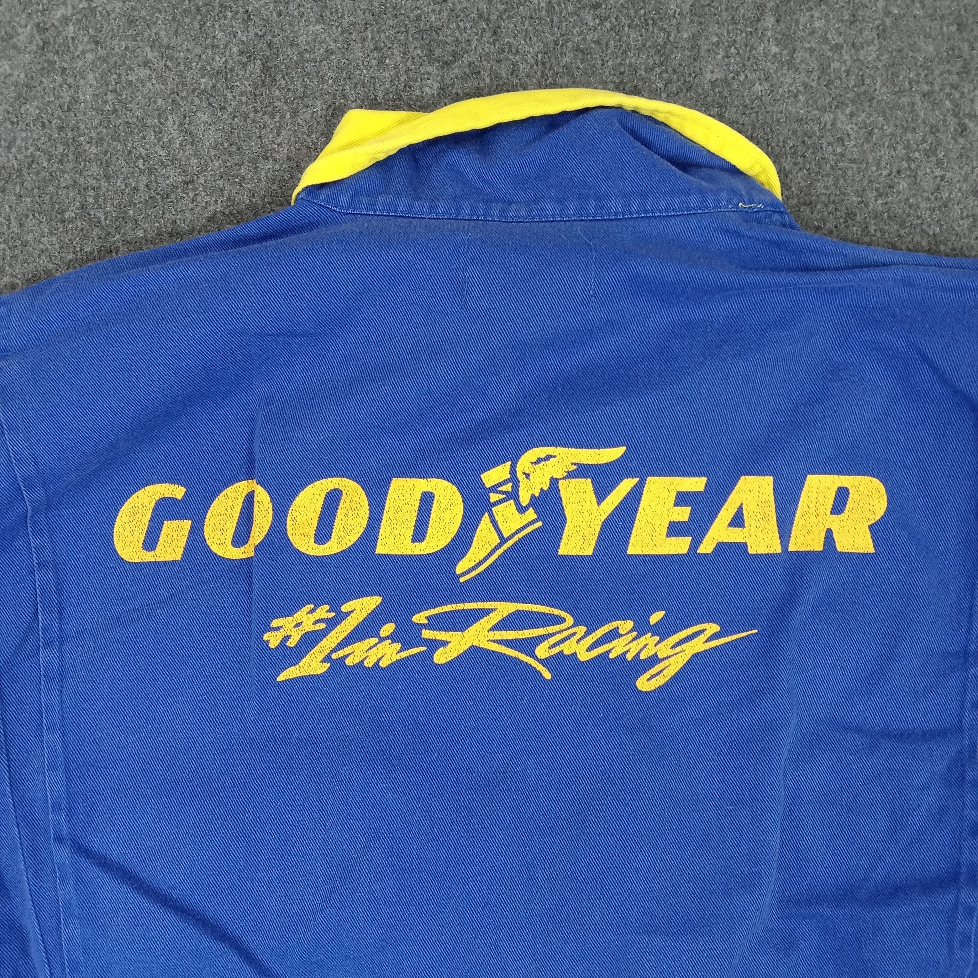 Japanese Brand × Vintage Good Year Racing Formula One F1 Coverall Jacket Size US XL / EU 56 / 4 - 2 Thumbnail