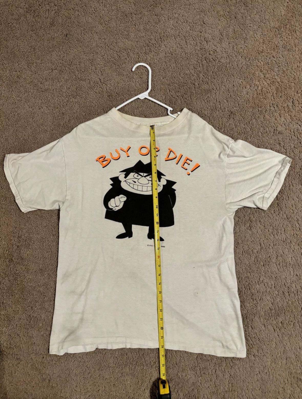Vintage P.A.T. Ward 1986 Single Stitch T-shirt - RARE - Boris Badnov Size US L / EU 52-54 / 3 - 10 Thumbnail