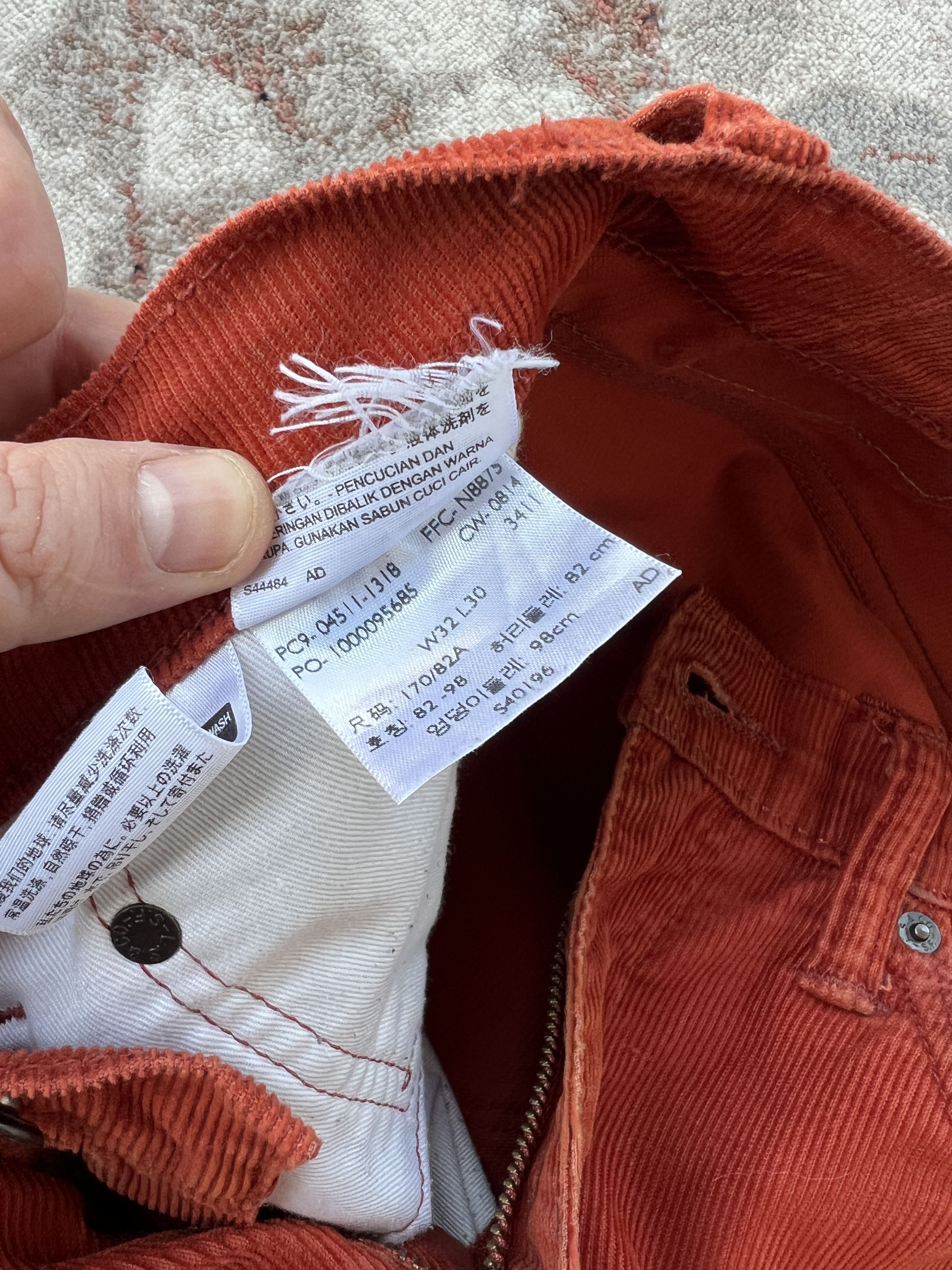 Levi's Levi's 511 Velvet Pants Size US 32 / EU 48 - 2 Thumbnail