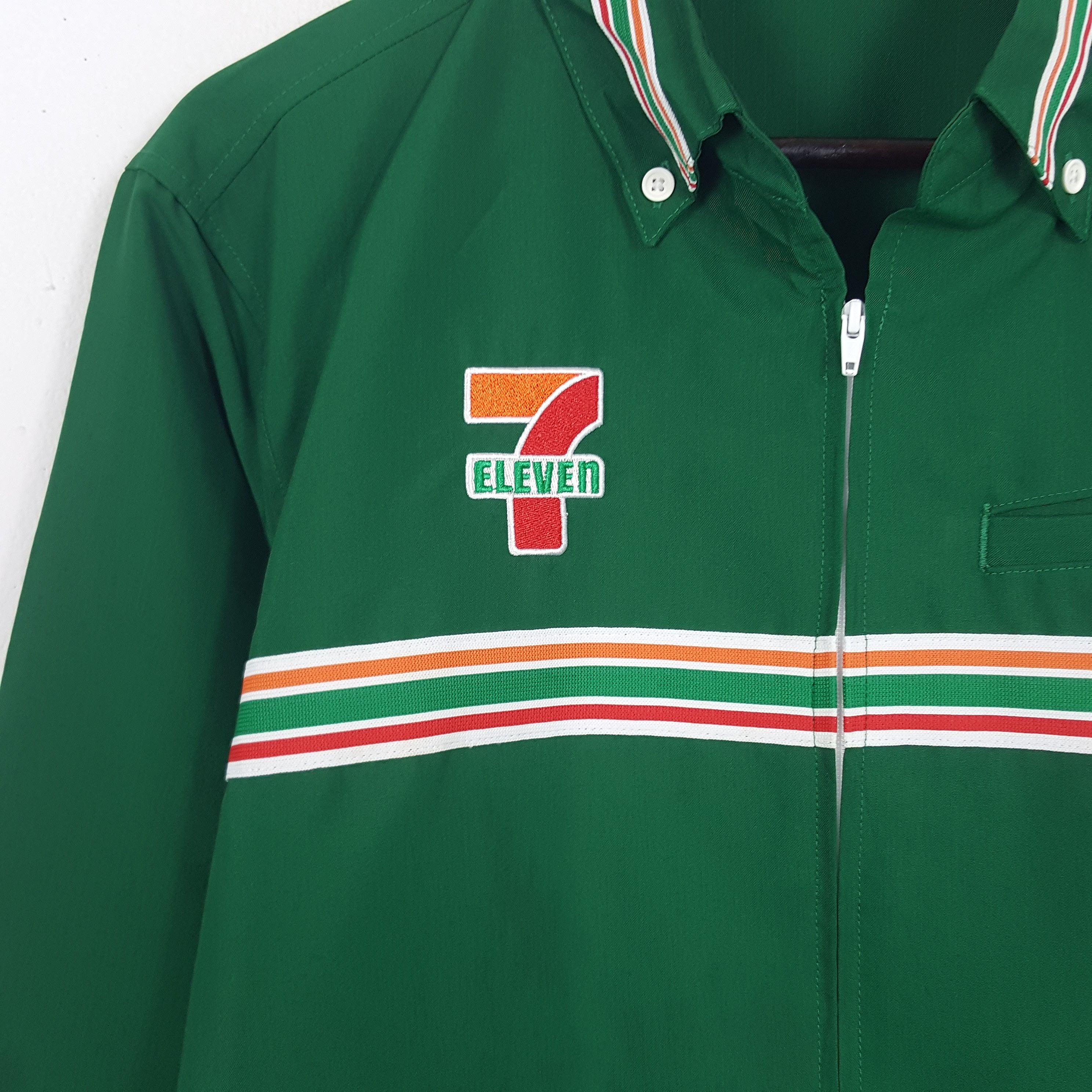 Japanese Brand × Vintage Vintage 7 Eleven Zipper Worker Jacket Size US M / EU 48-50 / 2 - 4 Thumbnail
