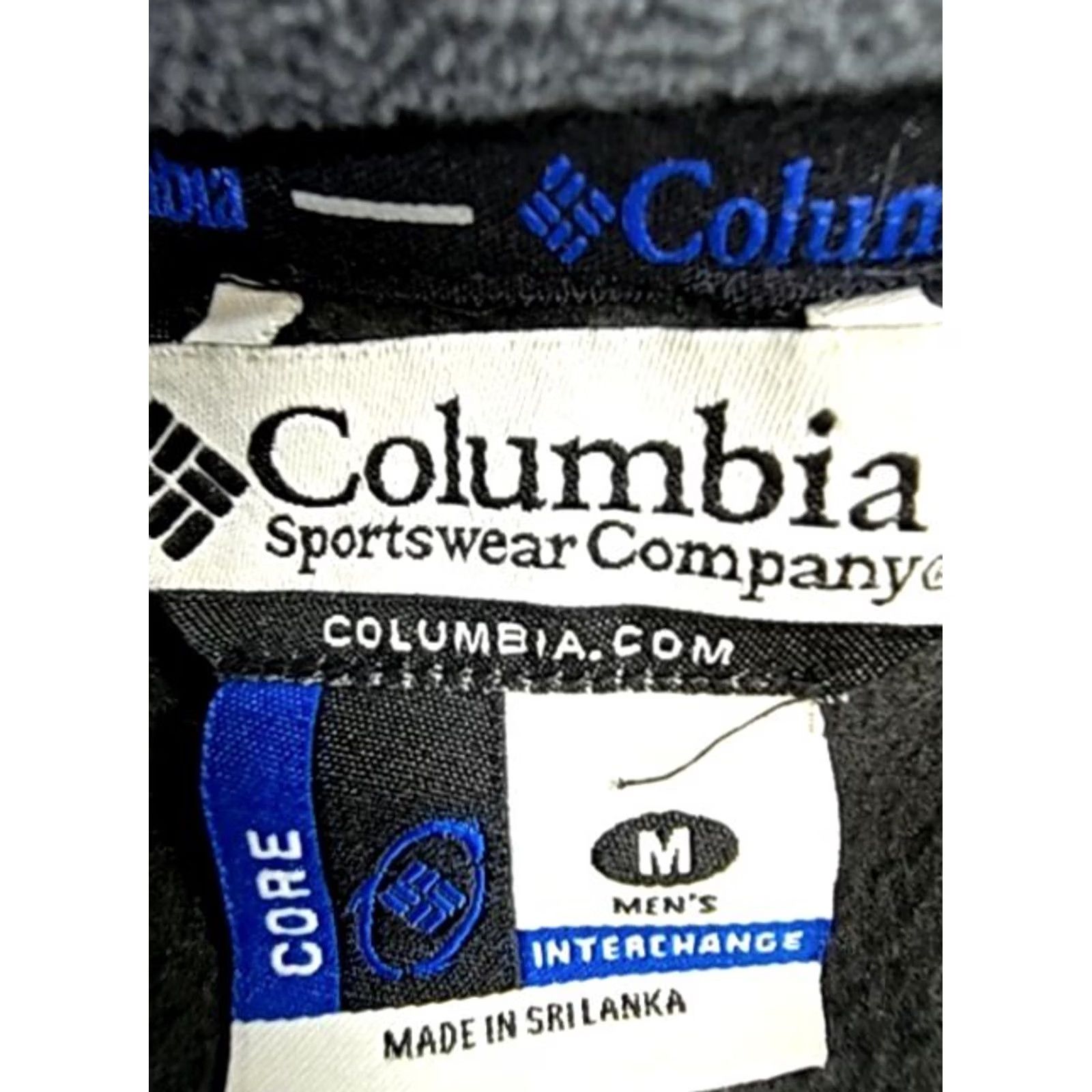Vintage Columbia Interchange Jacket 3-in-1 Men M Grey/Navy 100% Nylon Water Resistant Detachable Hood Zip Slim Regular Size US M / EU 48-50 / 2 - 3 Thumbnail
