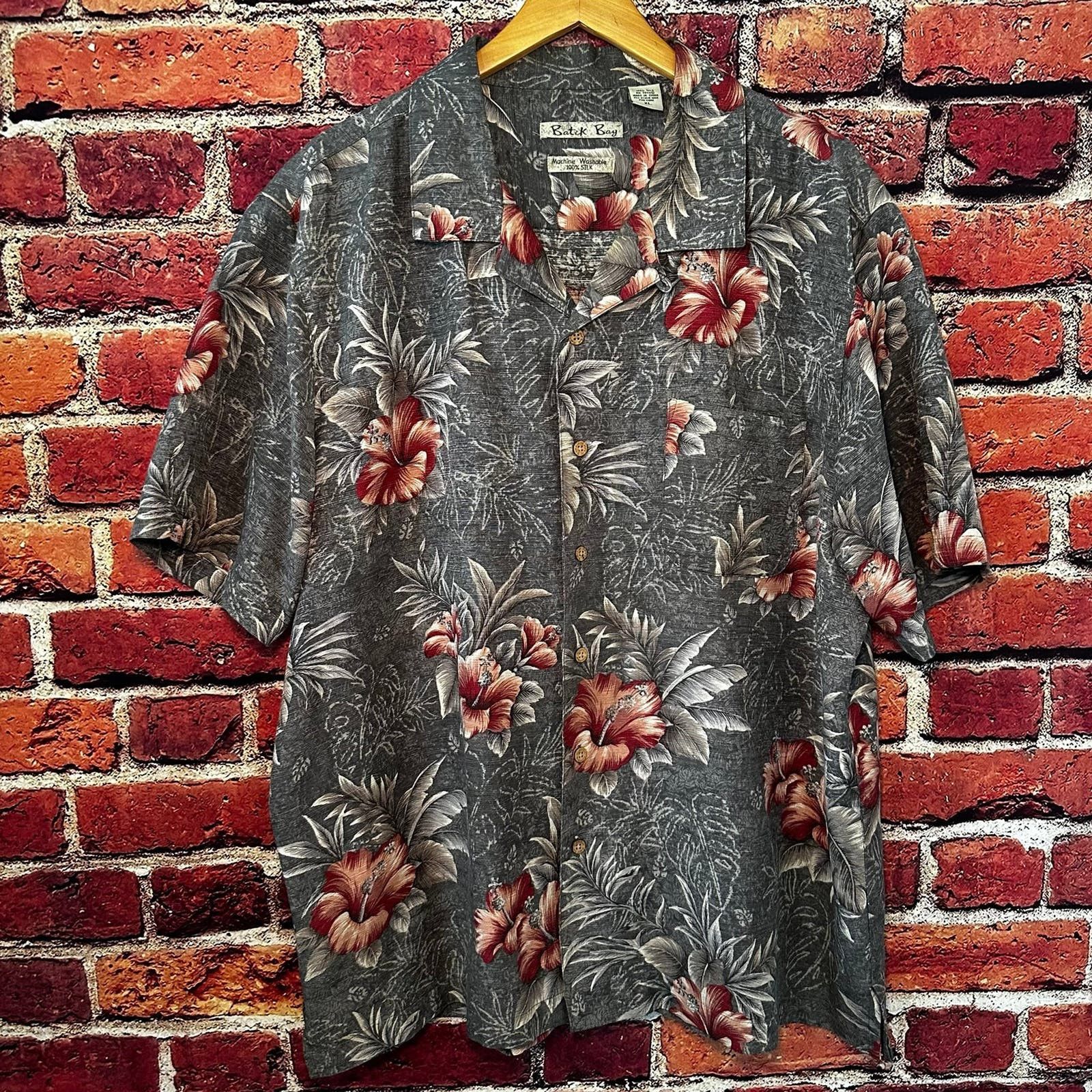 Batik Bay batik bay Hawaiian button-down short sleeve Size US XL / EU 56 / 4 - 1 Thumbnail