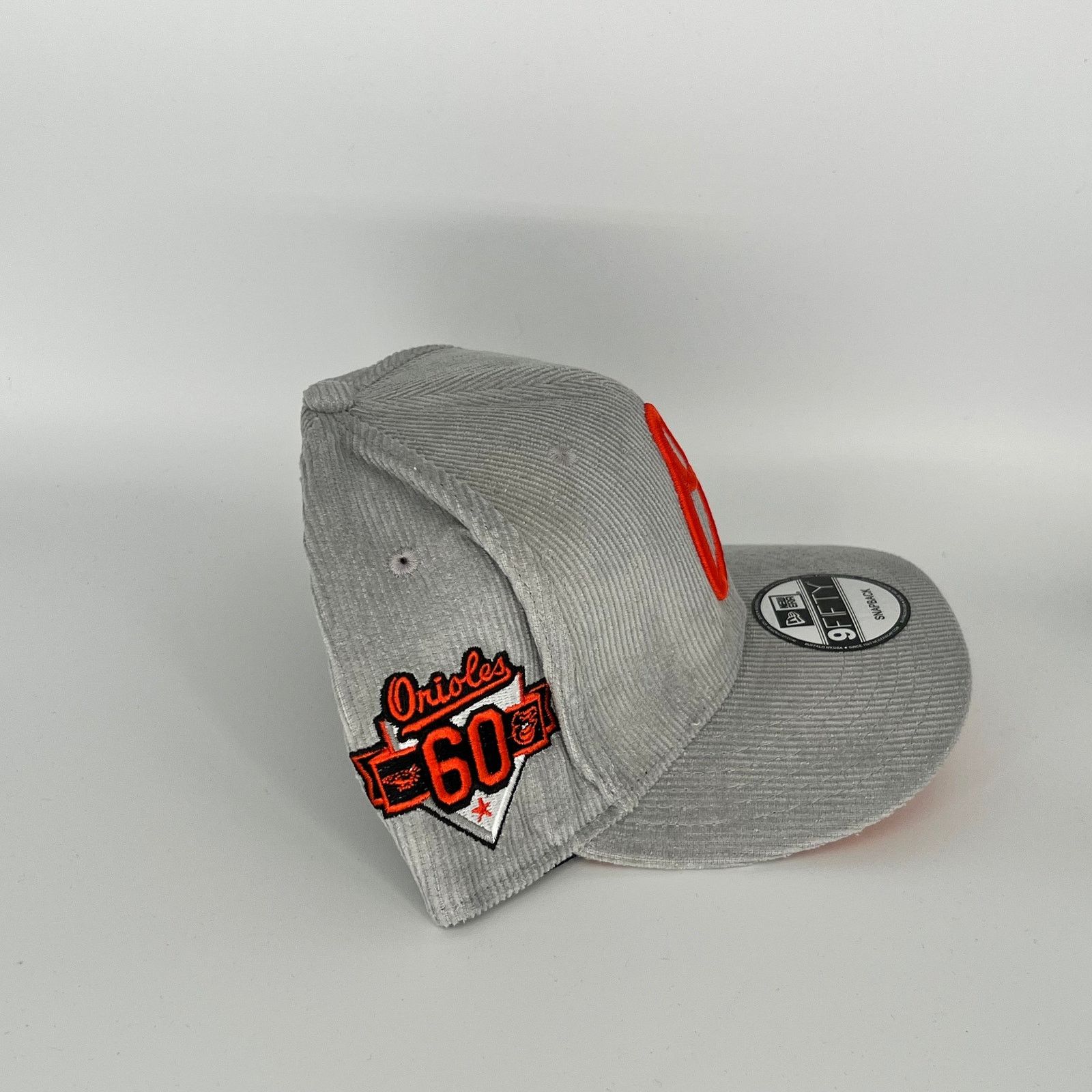 New Era Gray Baltimore Orioles Orioles 60 Side Patch New Era MLB Size ONE SIZE - 2 Thumbnail