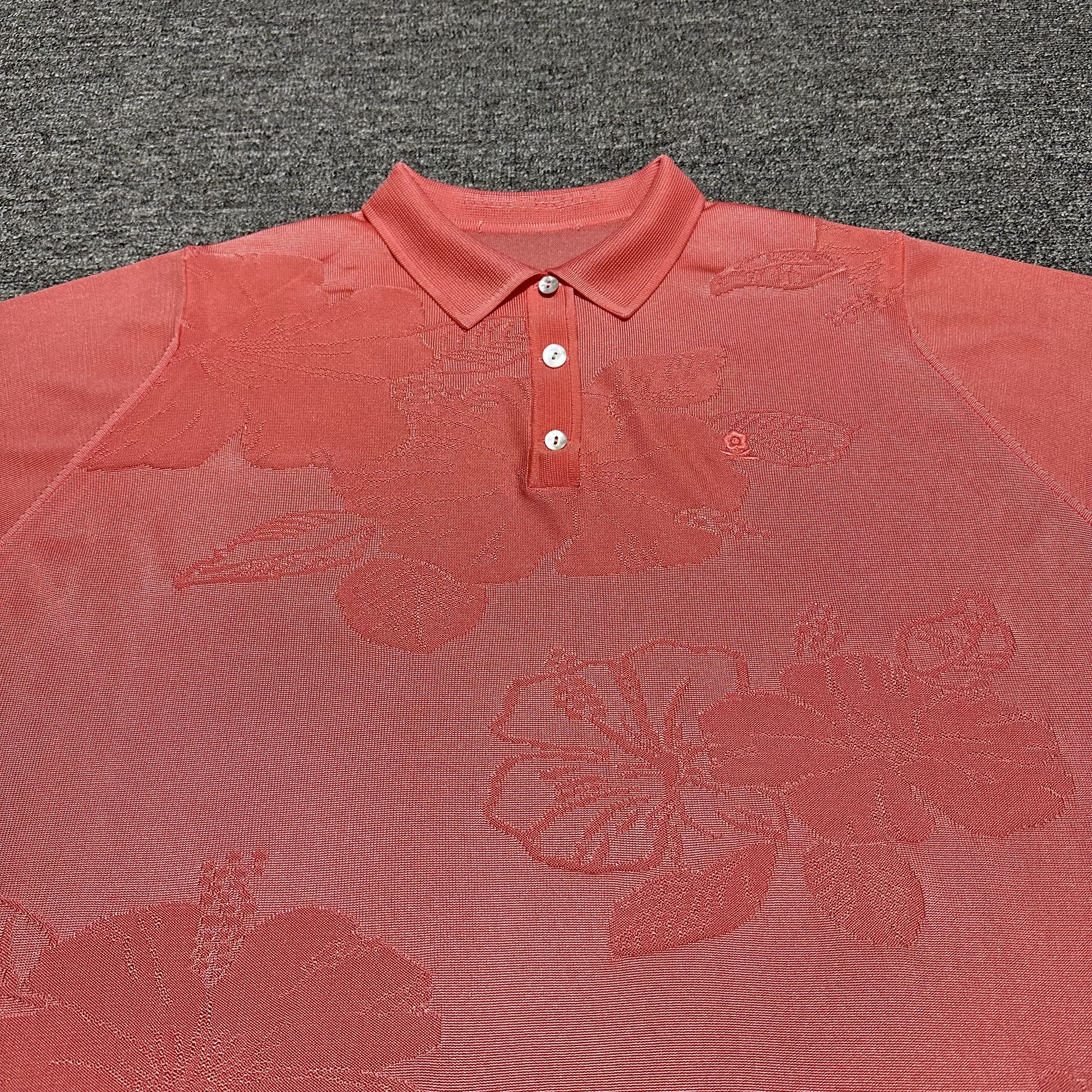 Montagut × Vintage Vintage Montagut Flower Poloshirts Size US M / EU 48-50 / 2 - 2 Thumbnail