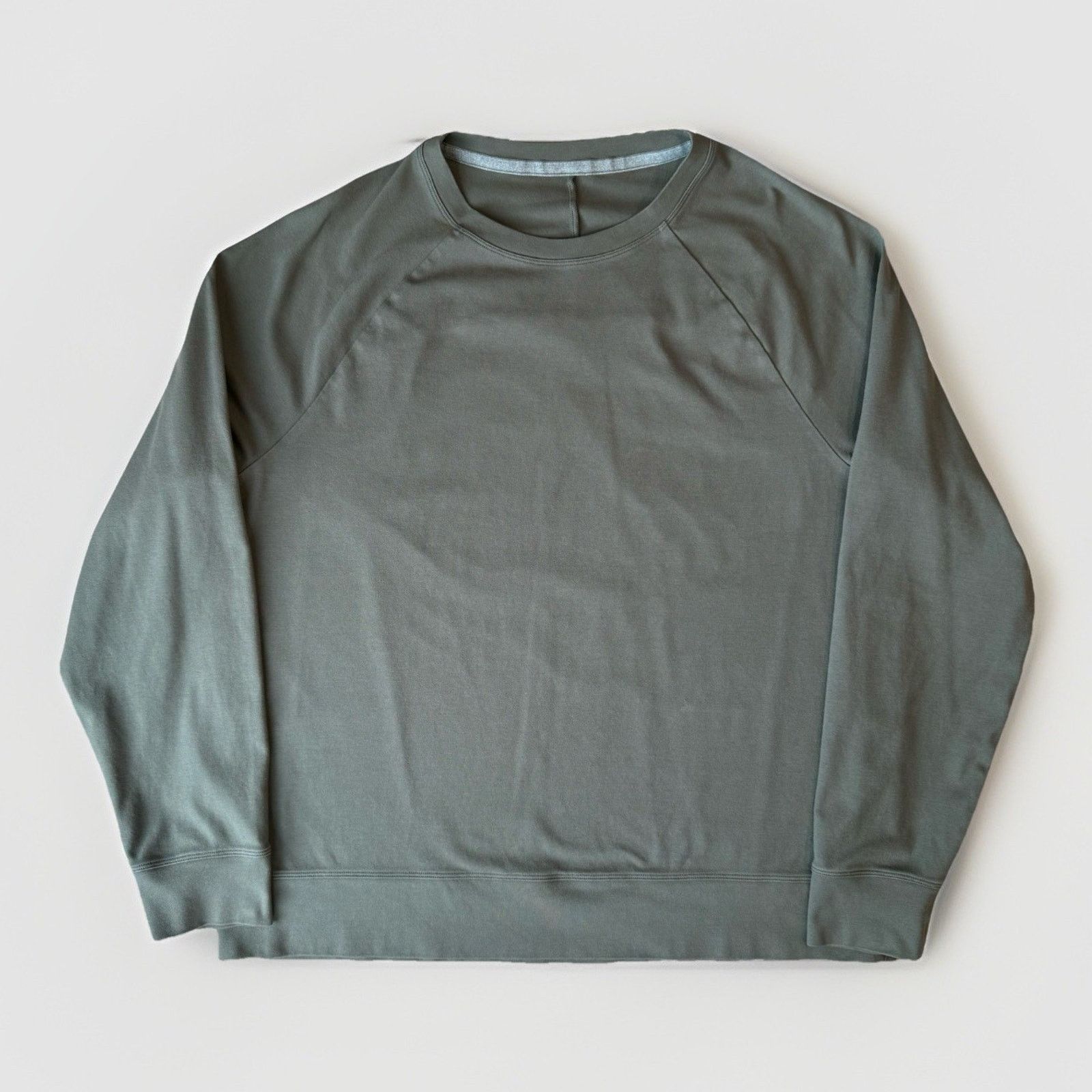 Lululemon Lululemon City Sweat Crew Neck Large Green Sweatshirt Size US L / EU 52-54 / 3 - 1 Thumbnail