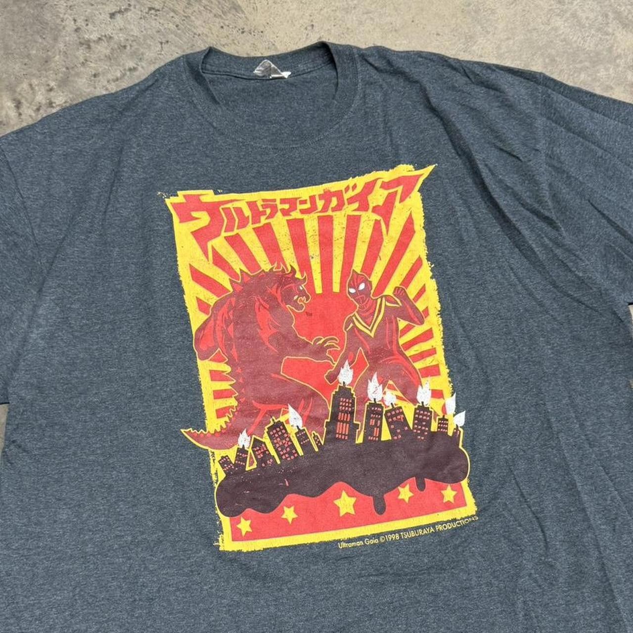 Gildan × Vintage Vintage 1998 Ultraman Gaia T Shirt Size US XXL / EU 58 / 5 - 2 Thumbnail