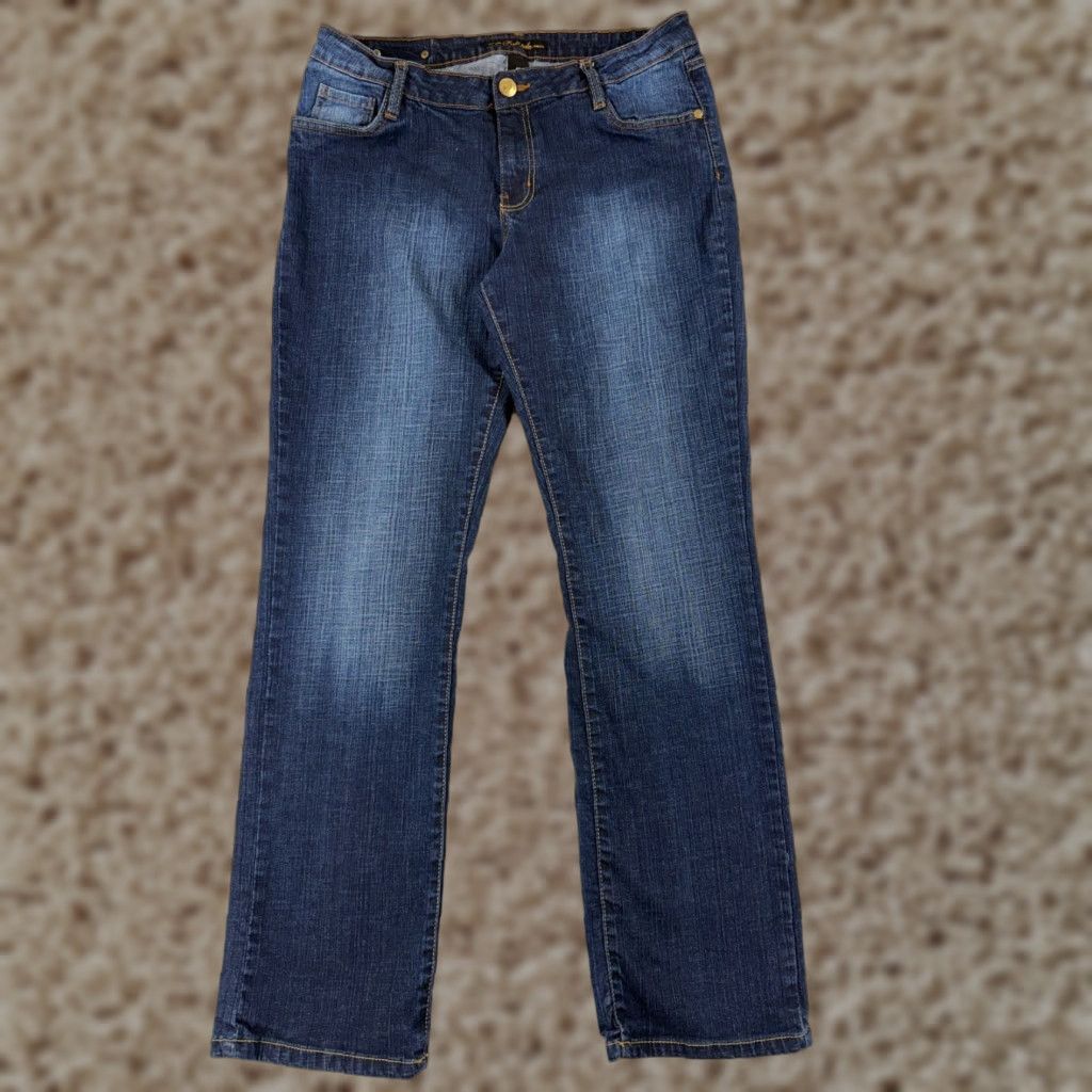 Southpole VINTAGE Southpole Jeans Womens 13 Blue Denim Jeans Straight HipHop Culture Y2K 32x32 Size 34" / US 12 / IT 48 - 1 Thumbnail