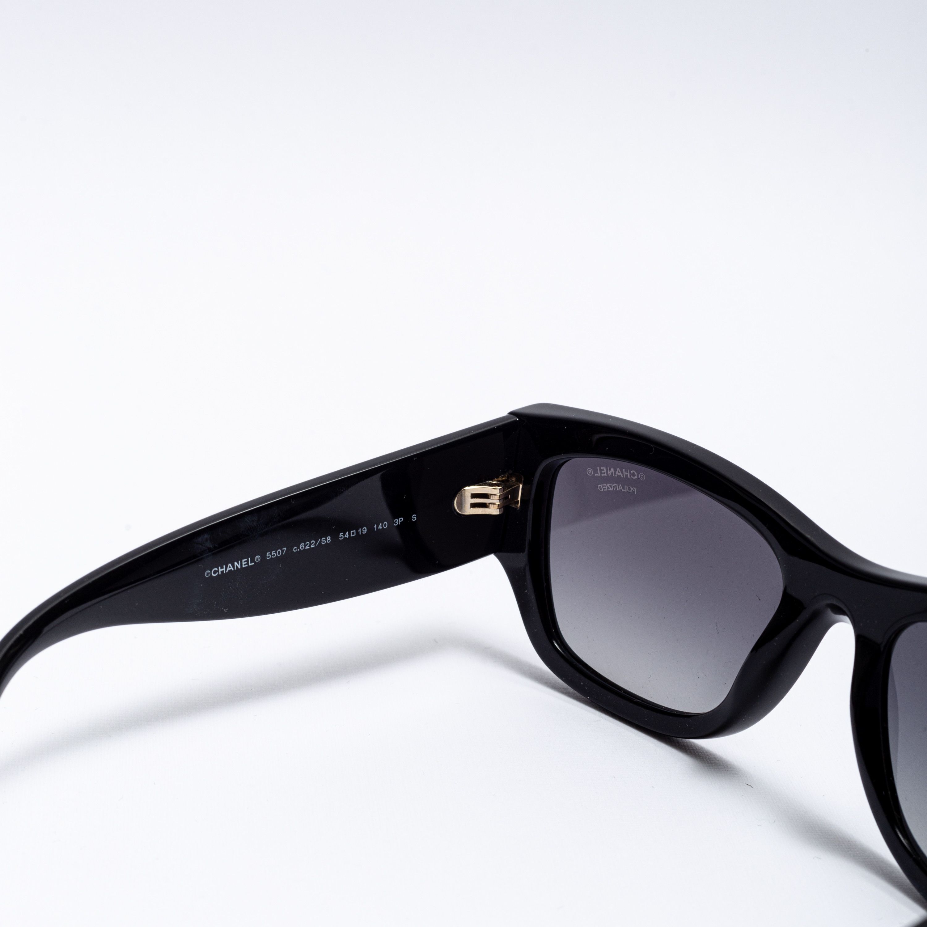 Chanel CHANEL 0CH5507 C622S8 Sunglasses BLACK Size ONE SIZE - 3 Thumbnail