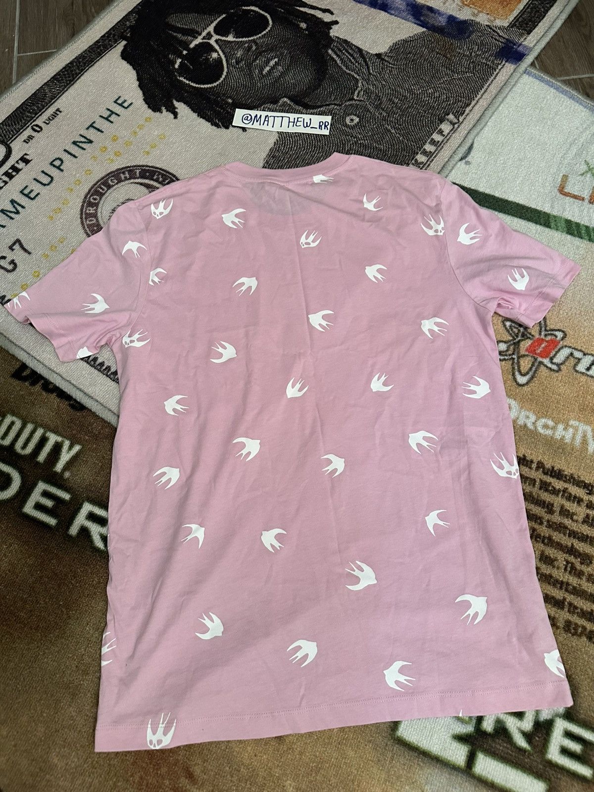 Alexander McQueen Alexander McQueen Pink Tee Size US M / EU 48-50 / 2 - 4 Thumbnail