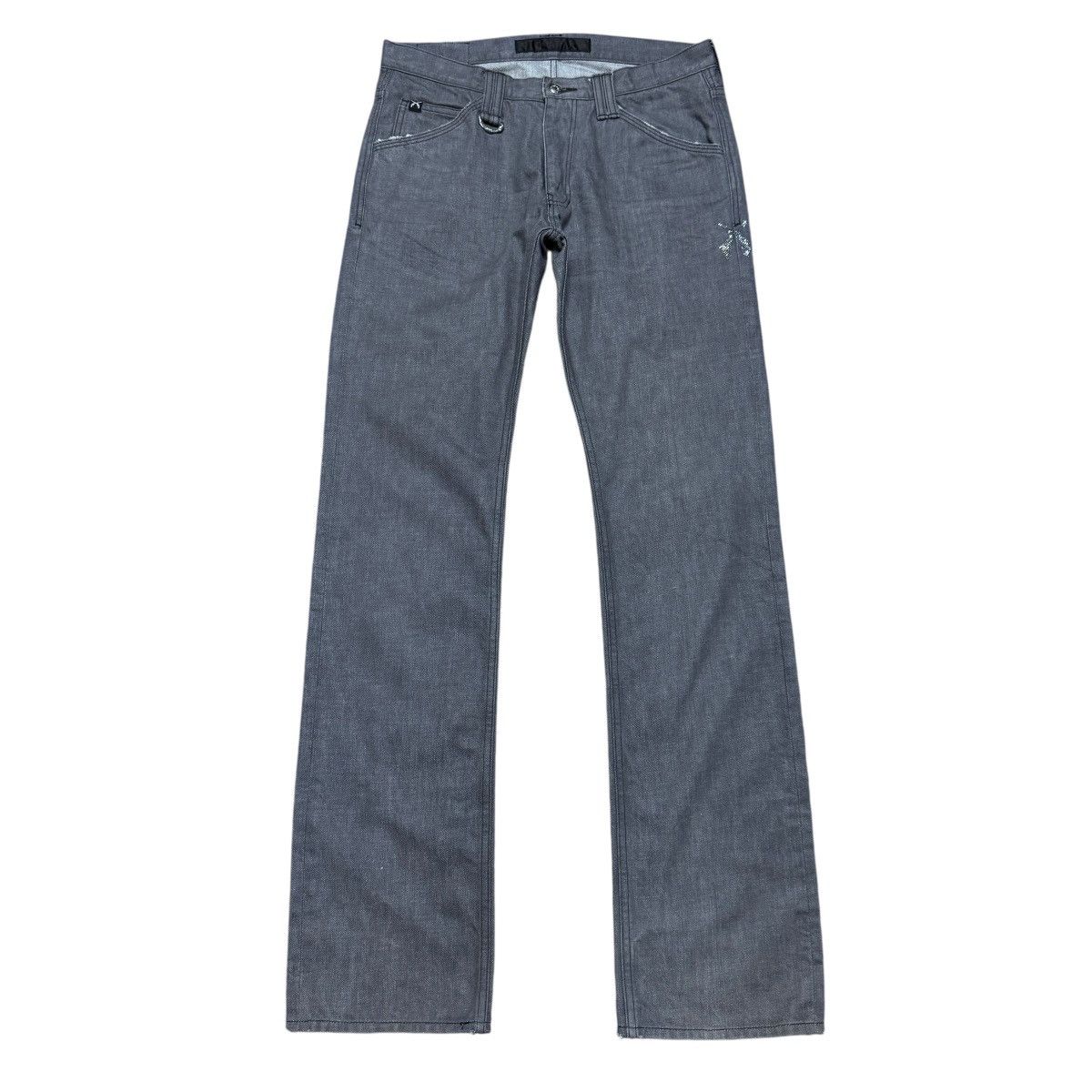 roarguns Roarguns Swarovski Grey Denim Jeans Size US 32 / EU 48 - 2 Thumbnail