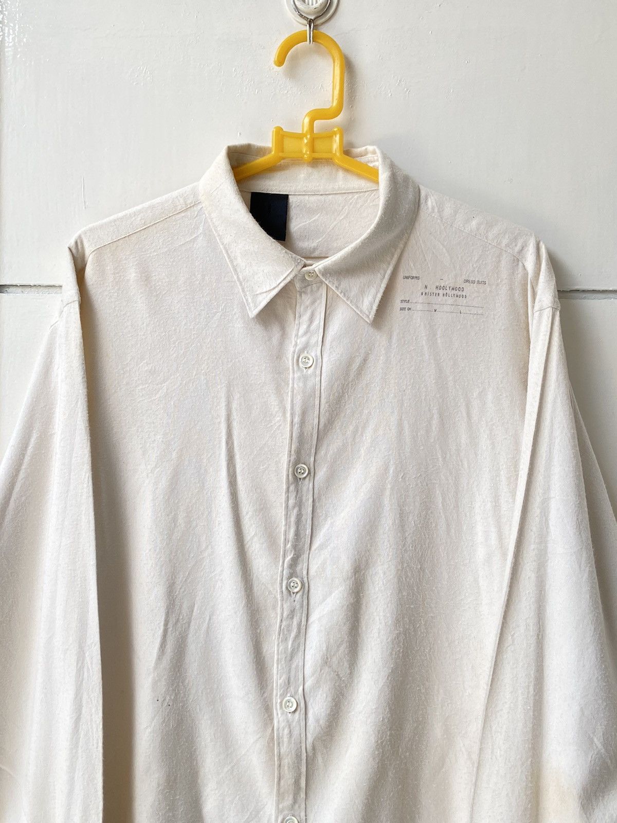 Japanese Brand × N.Hoolywood N. HOOLYWOOD Cream Shirt Size US M / EU 48-50 / 2 - 2 Thumbnail