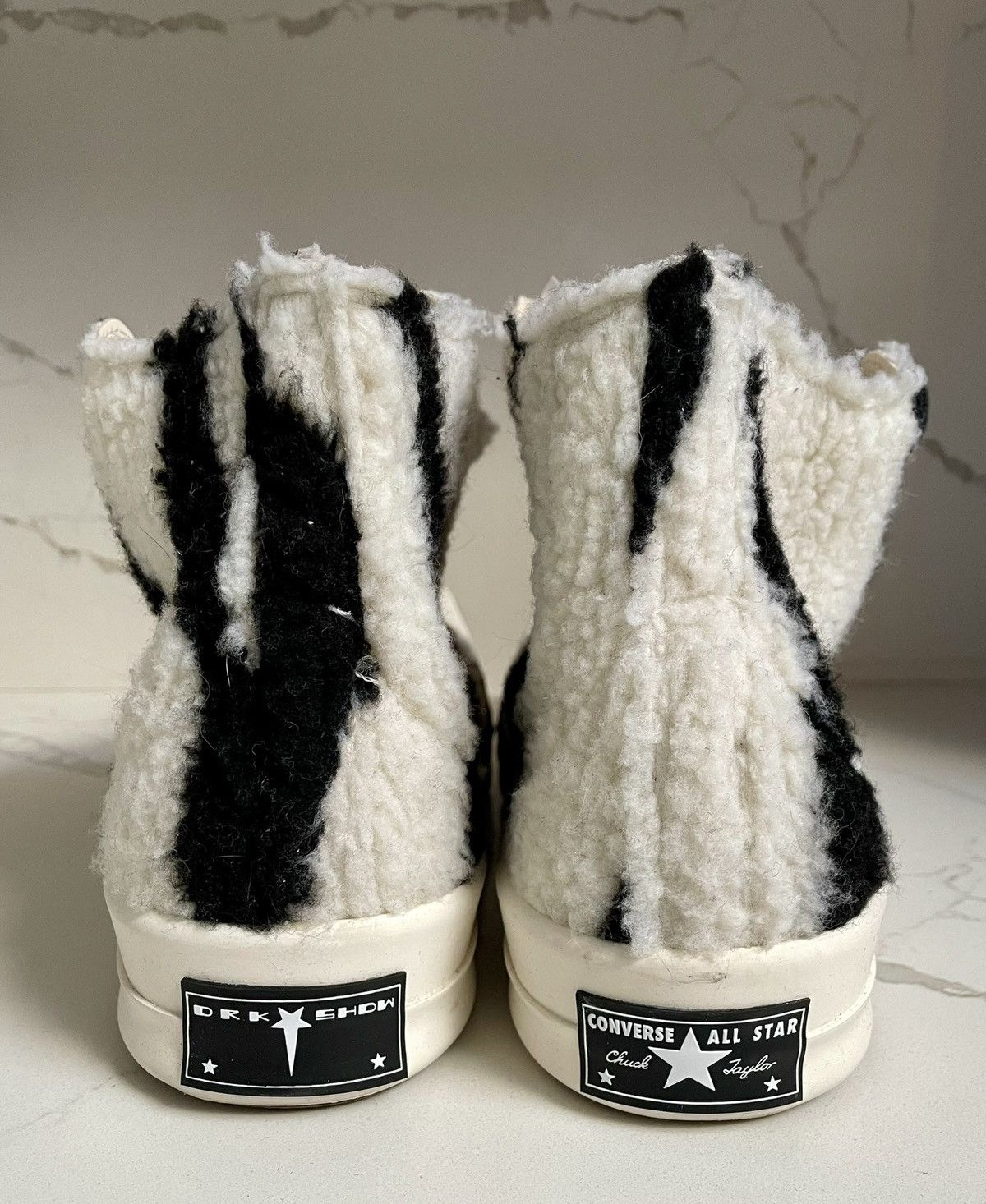 Converse × Rick Owens Drkshdw Rick Owens DRKSHDW Converse TURBODRK Hi Top New Size 10 Size US 9.5 / EU 42-43 - 3 Thumbnail