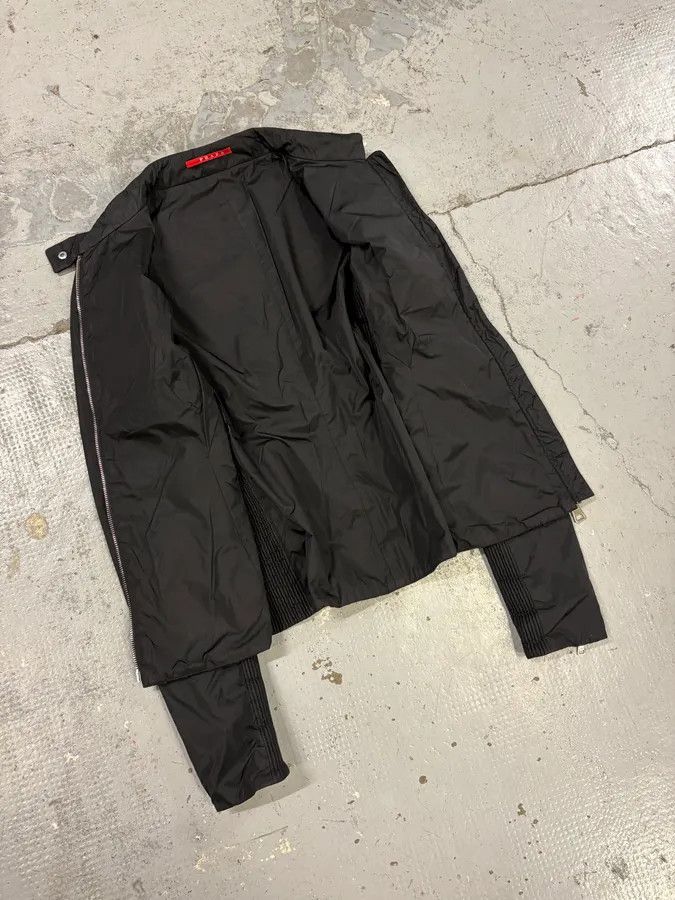 Prada SS2008 Prada Black Wrapped Multi Zips Nylon Jacket Size S / US 4 / IT 40 - 7 Thumbnail