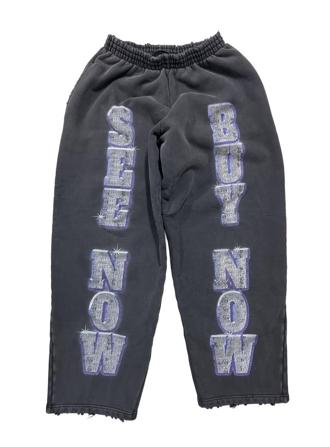 Balenciaga BALENCIAGA SNBN Ultra Heavy Cotton Sweatpants Size US 32 / EU 48 - 1 Thumbnail