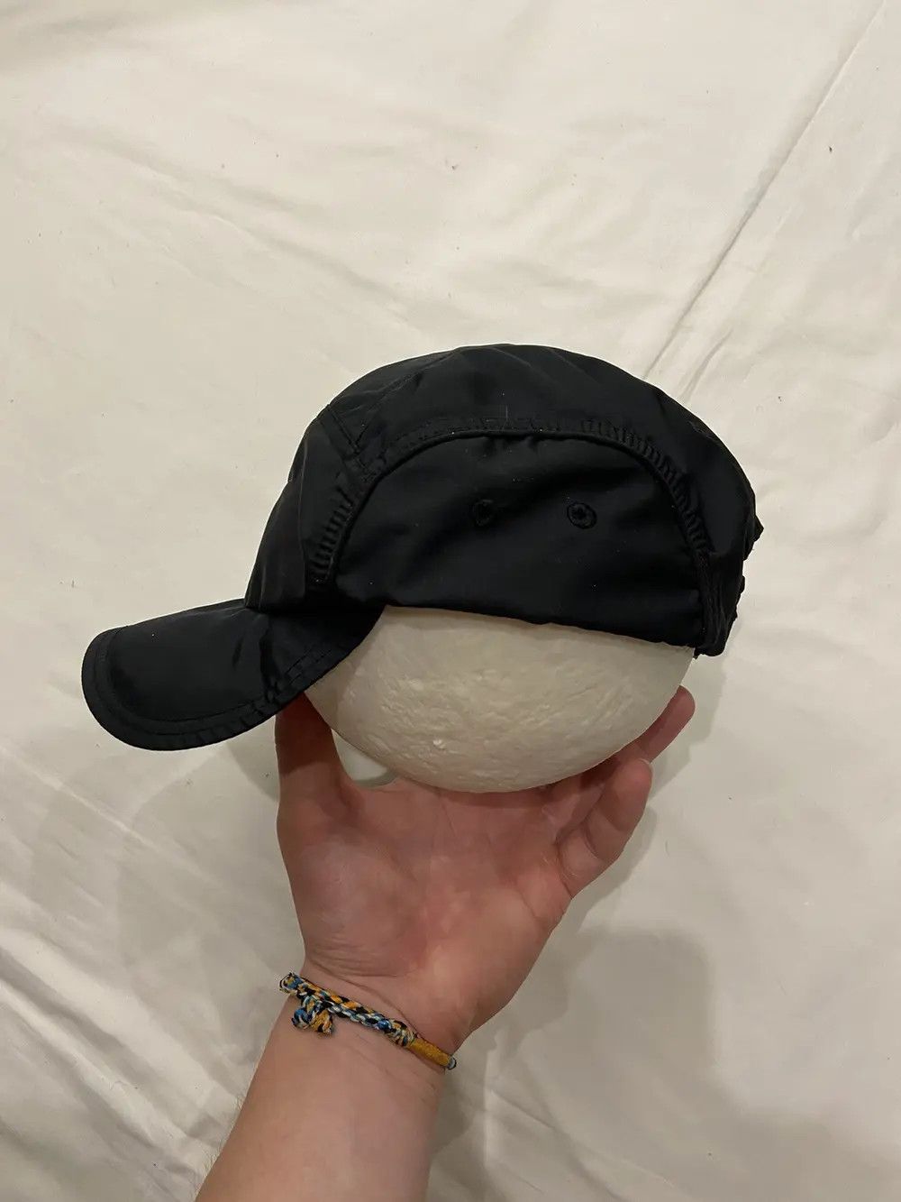 Nike 🦍VINTAGE 90’S Y2K NIKE NYLON DRILL 5 PANEL CAP HAT SWOOSH Size ONE SIZE - 2 Thumbnail